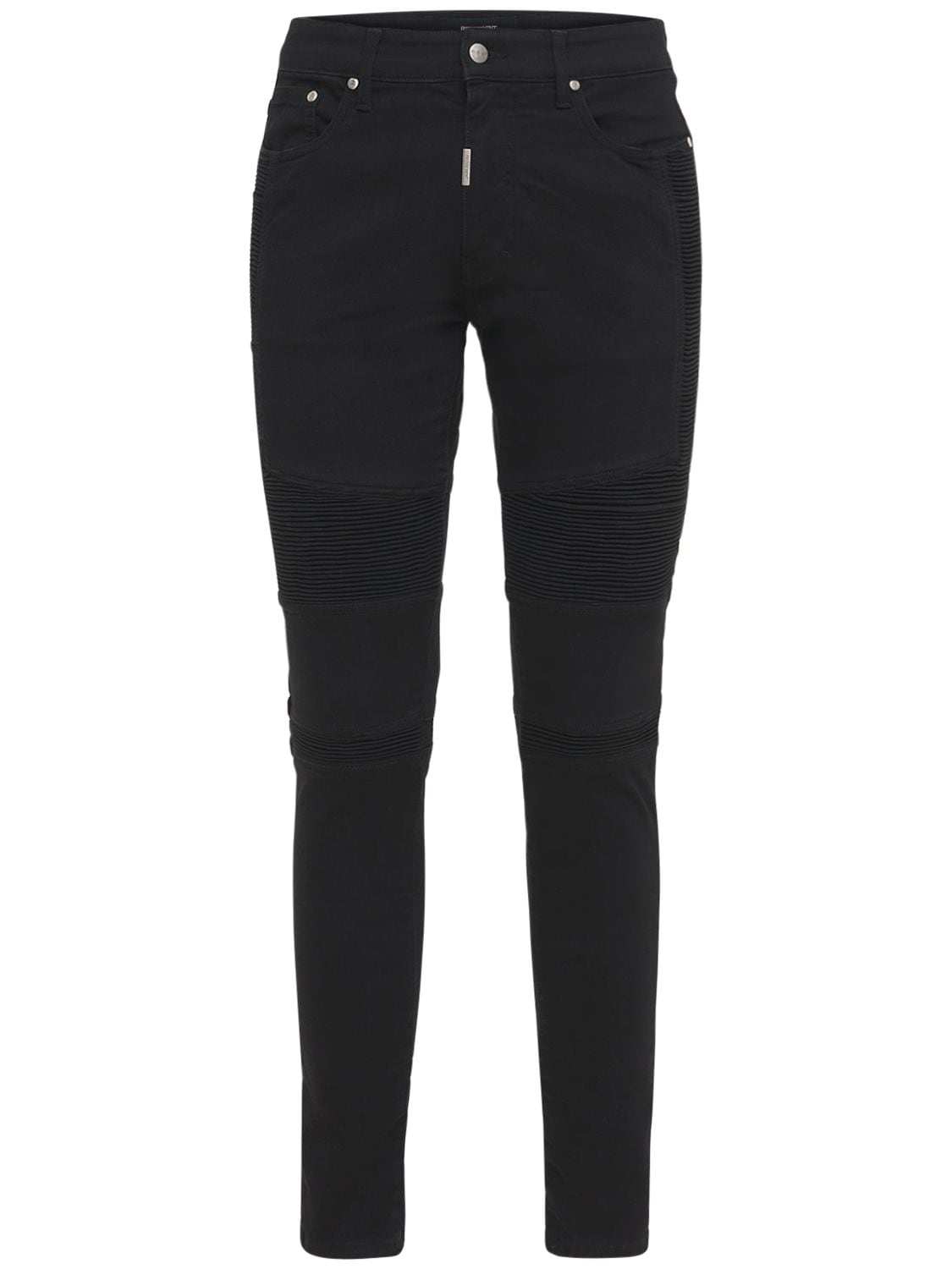 Represent - Biker skinny fit denim jeans - Black | Luisaviaroma