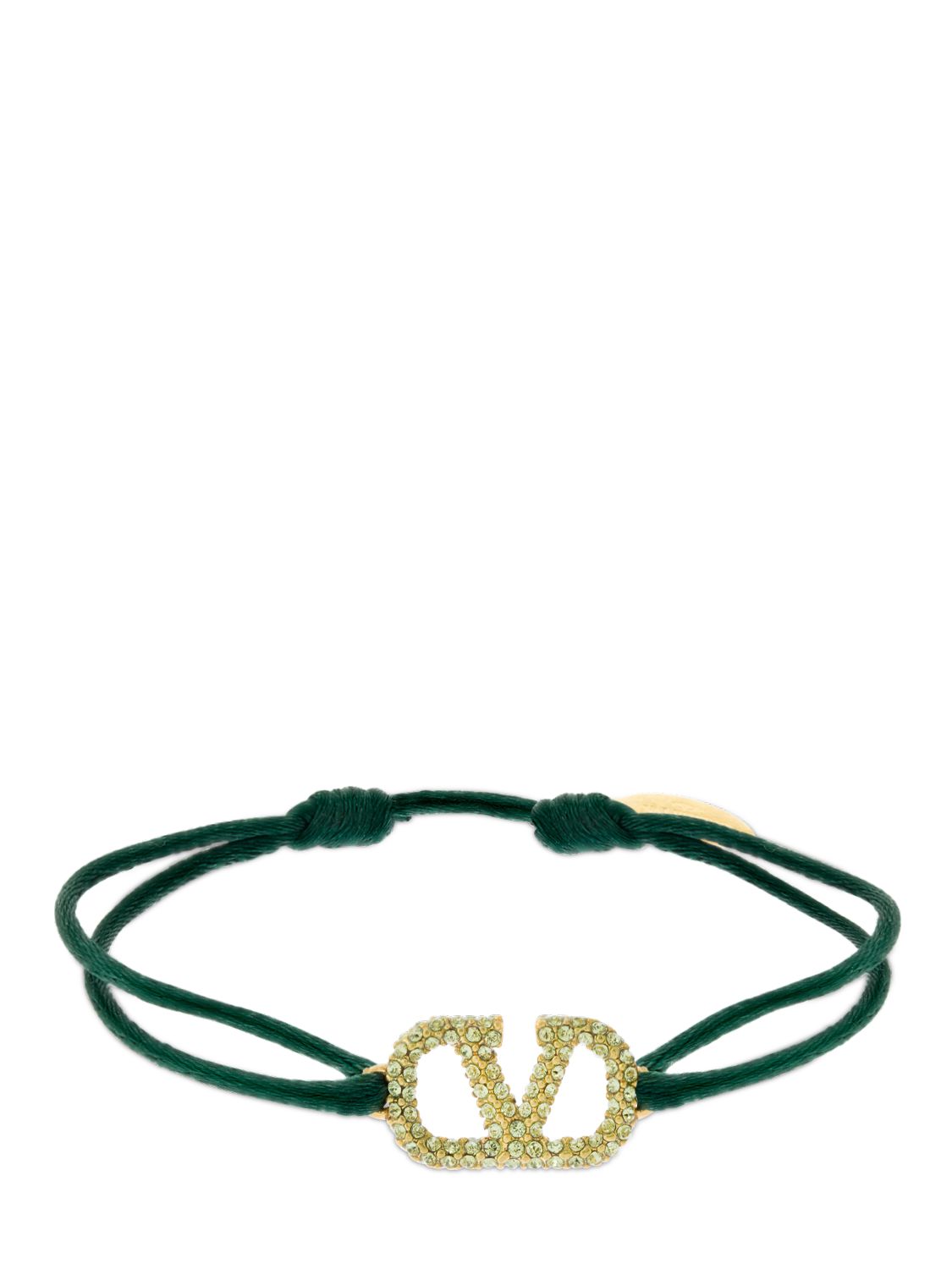 Schmales Armband Mit Kristallen & Signature-v-logo