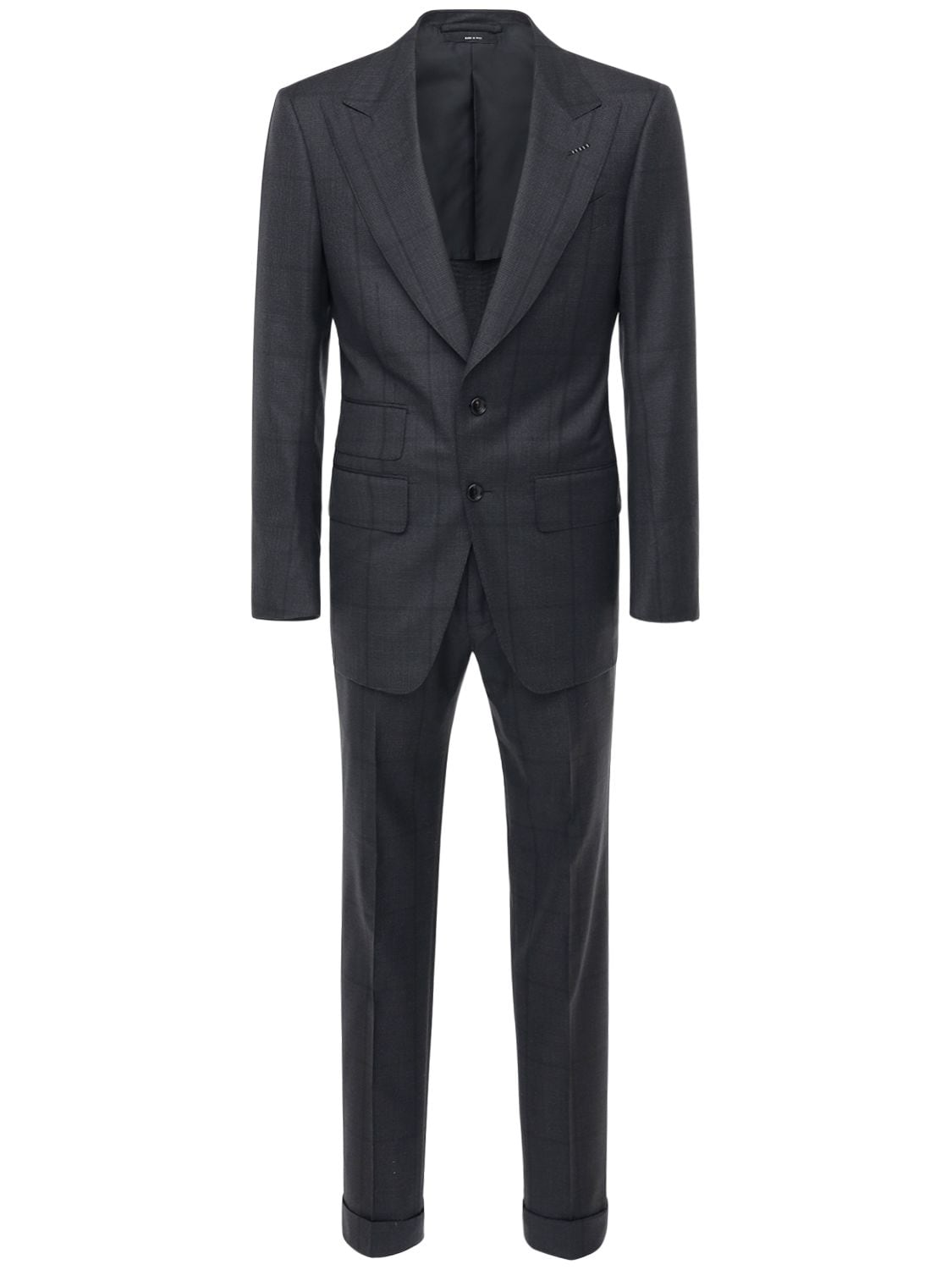 Tom Ford Men's Jb O'connor Prince Of Wales Suit In Dark Grey