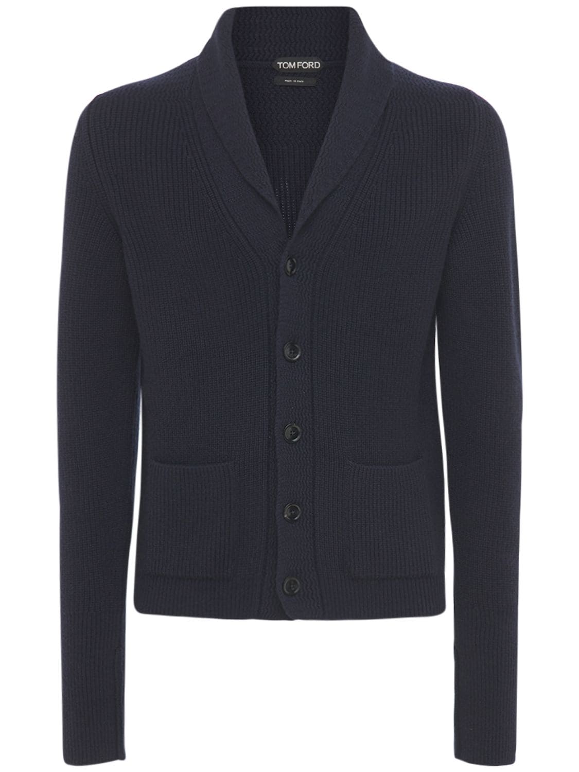 TOM FORD PURE CASHMERE KNIT CARDIGAN,74IY1B044-QJA40