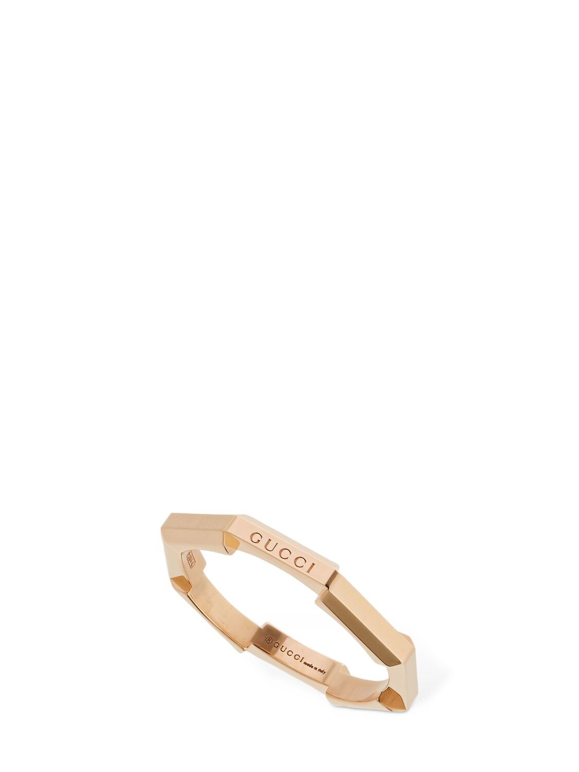 Gucci 18kt Rose Gold Link To Love Ring