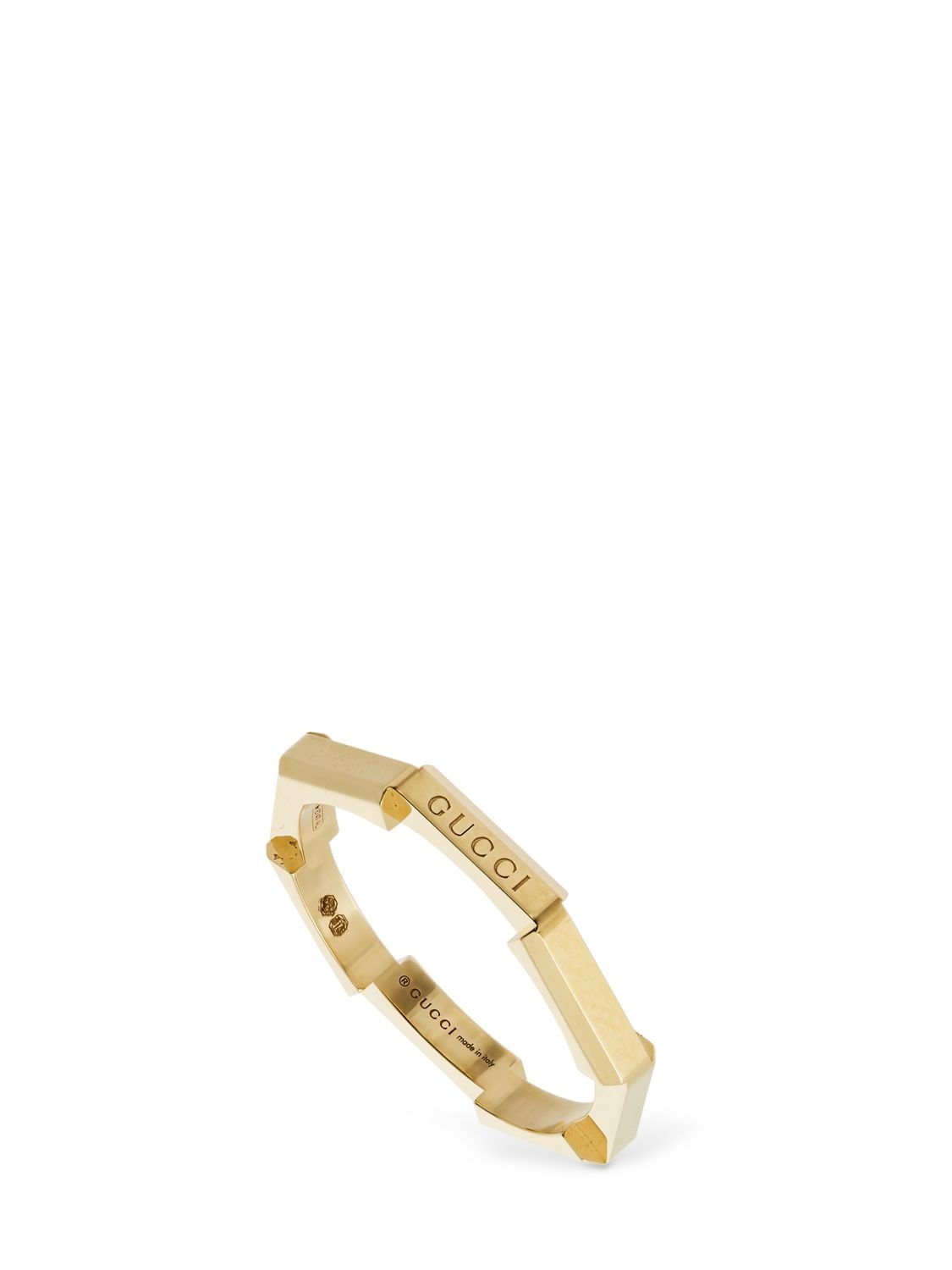 GUCCI 18KT GOLD LINK TO LOVE RING,74IY1W011-ODAWMA2