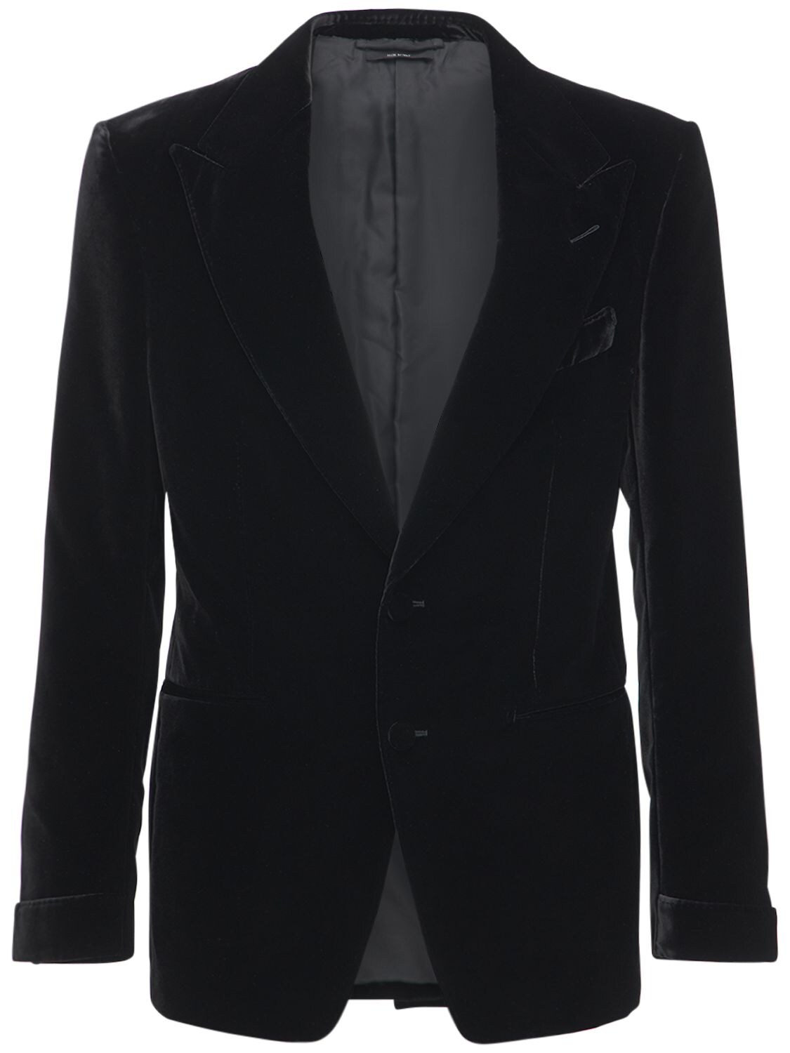 Tom Ford - Velvet rayon blend cocktail jacket - | Luisaviaroma