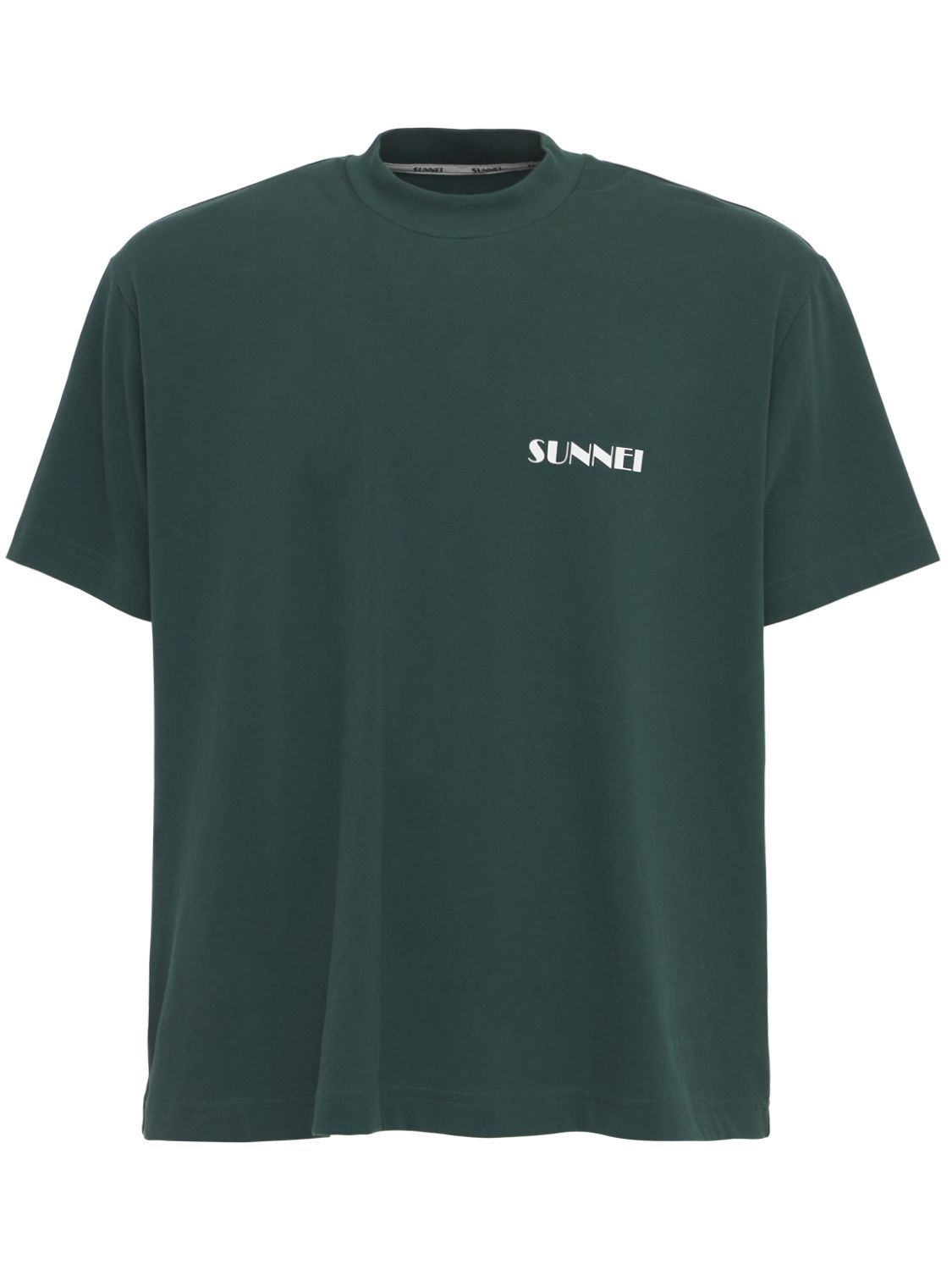 T-shirt Aus Baumwolle Mit Logodruck