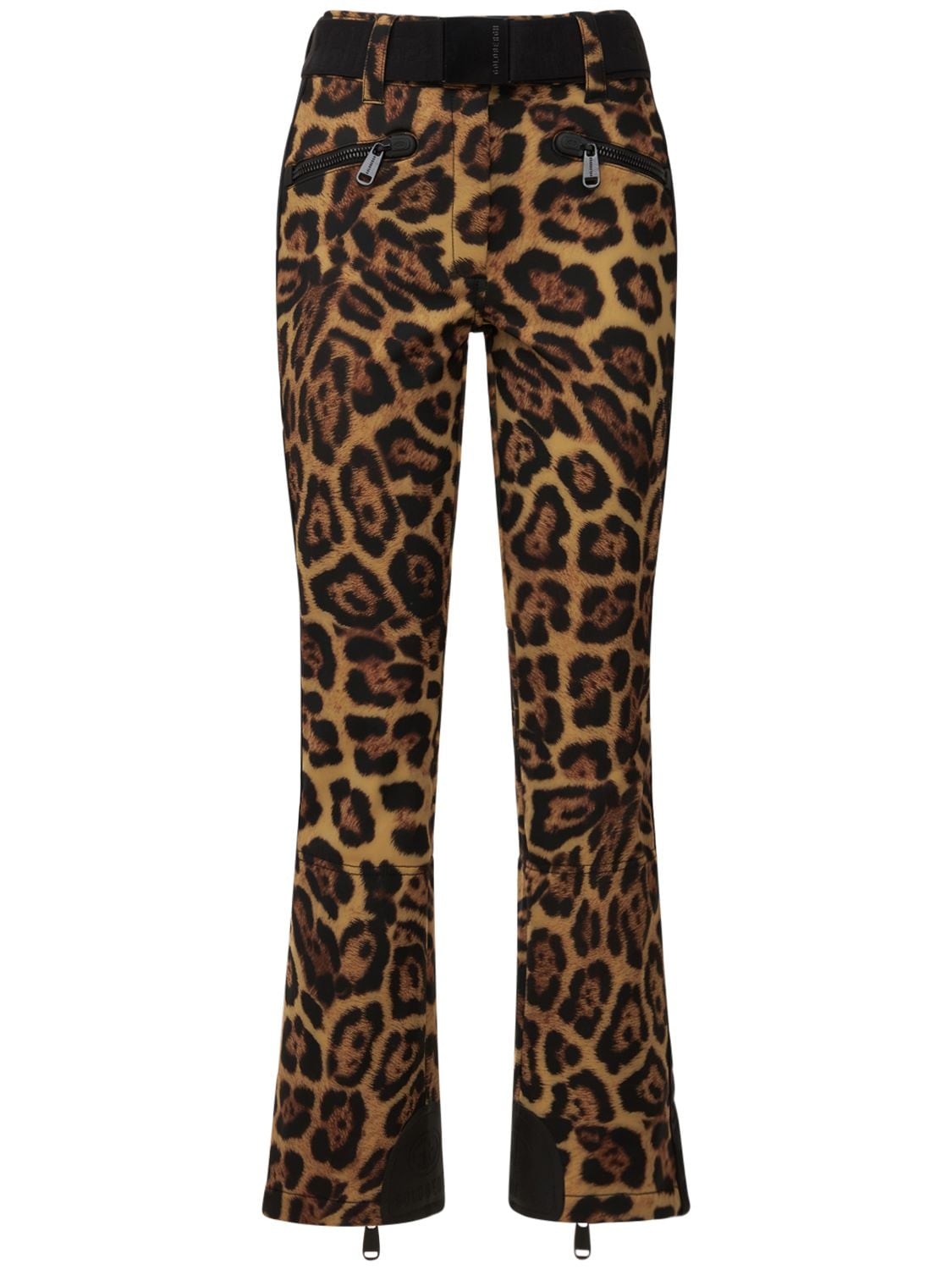 Pantaloni Sci In Softshell Stampa Giaguaro