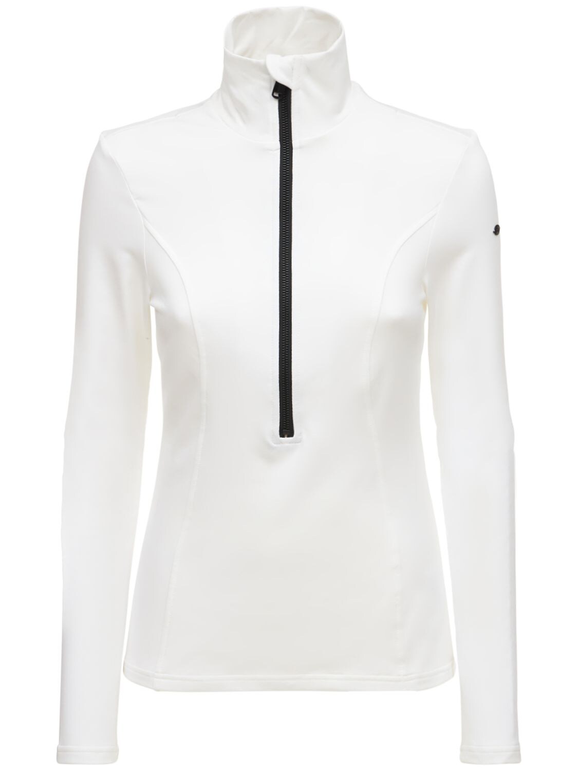Goldbergh Serena Half-zip Thermal Base-layer Top In White