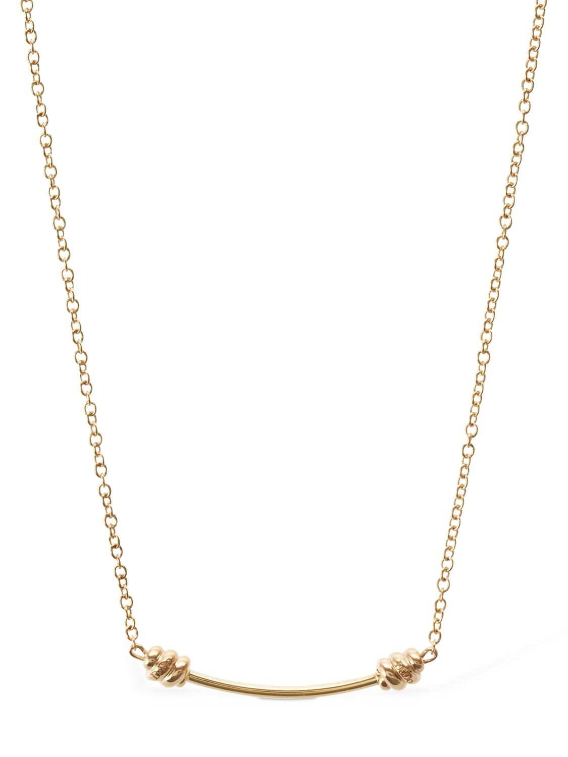 Shop Dodo 9kt Nodo Rose Gold Long Necklace