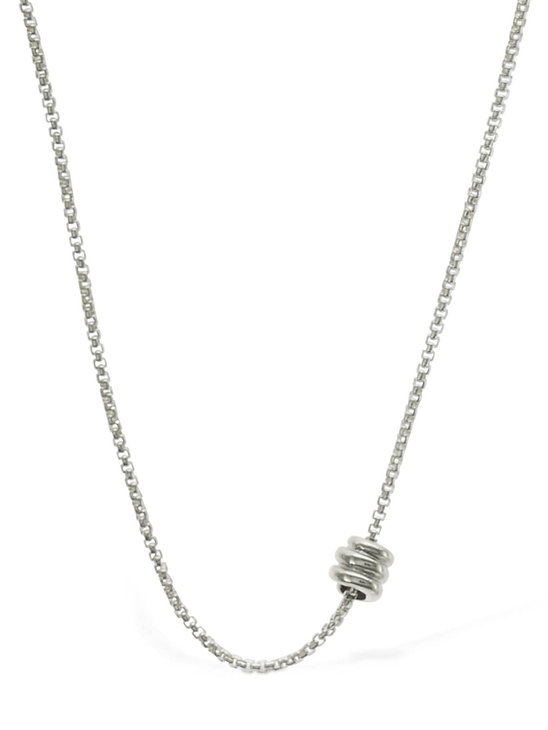 Image of Sterling Silver Nodo Long Necklace