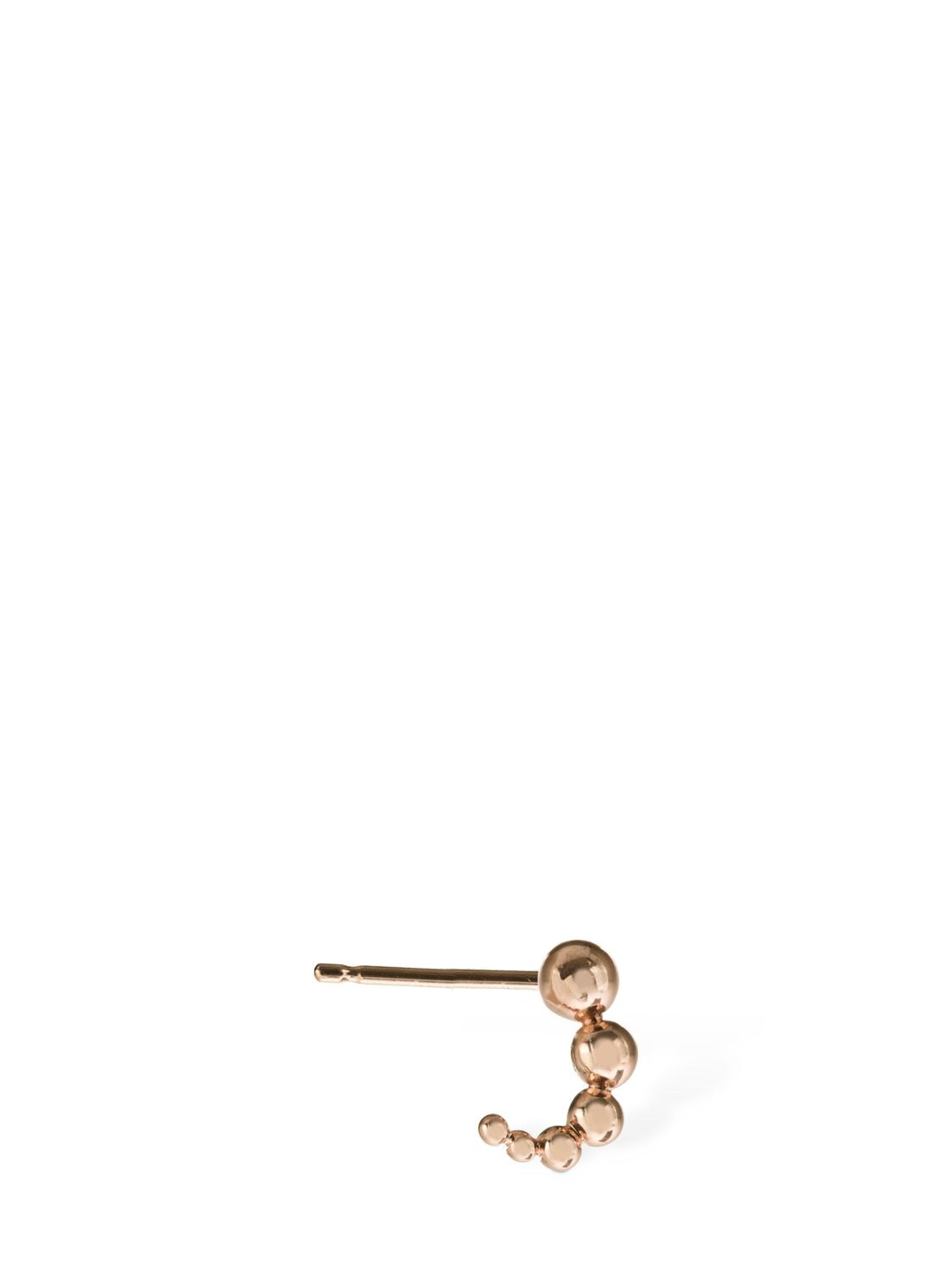 Shop Dodo 9kt Rose Gold Bollicine Mono Earring