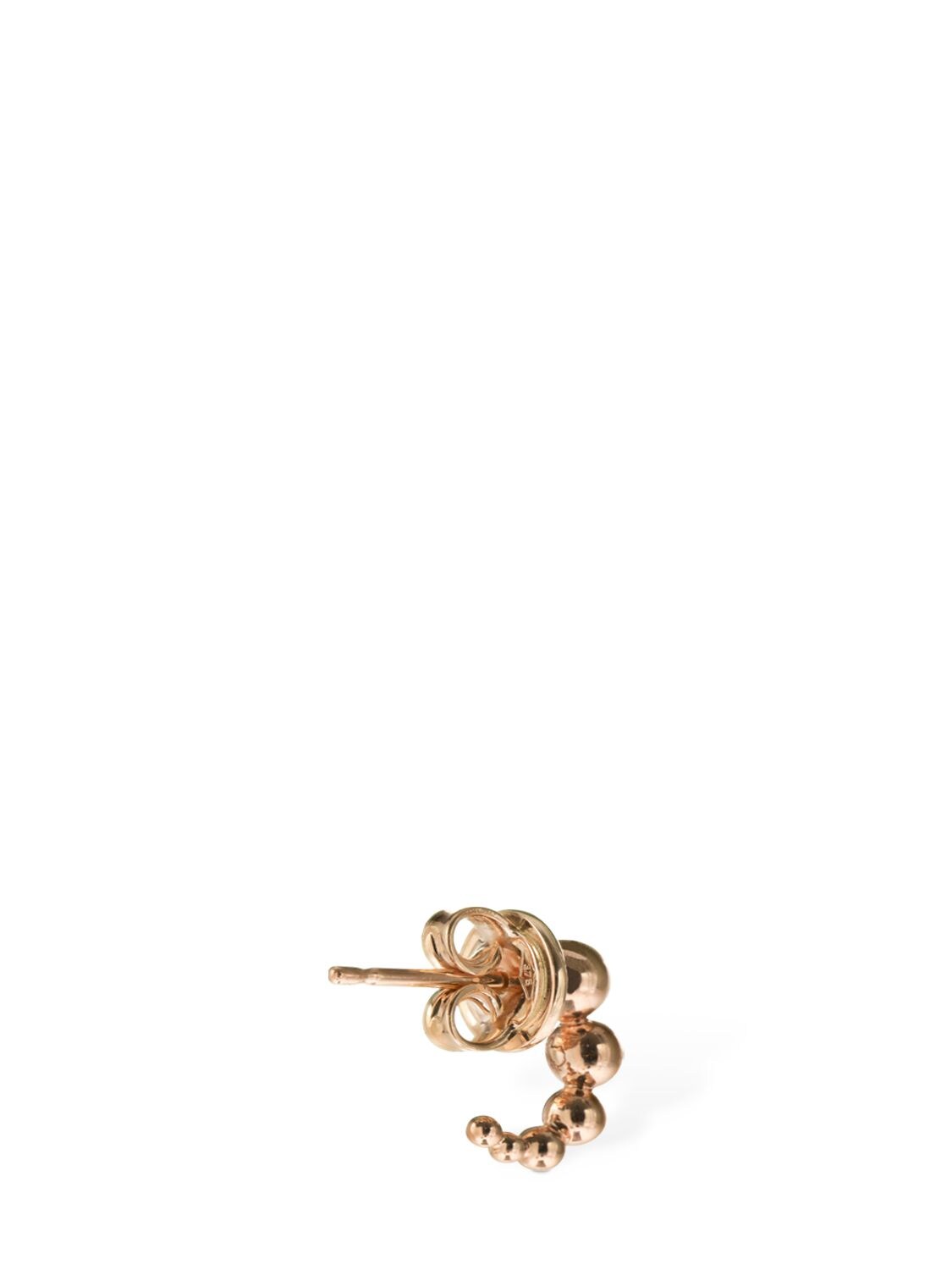 Shop Dodo 9kt Rose Gold Bollicine Mono Earring