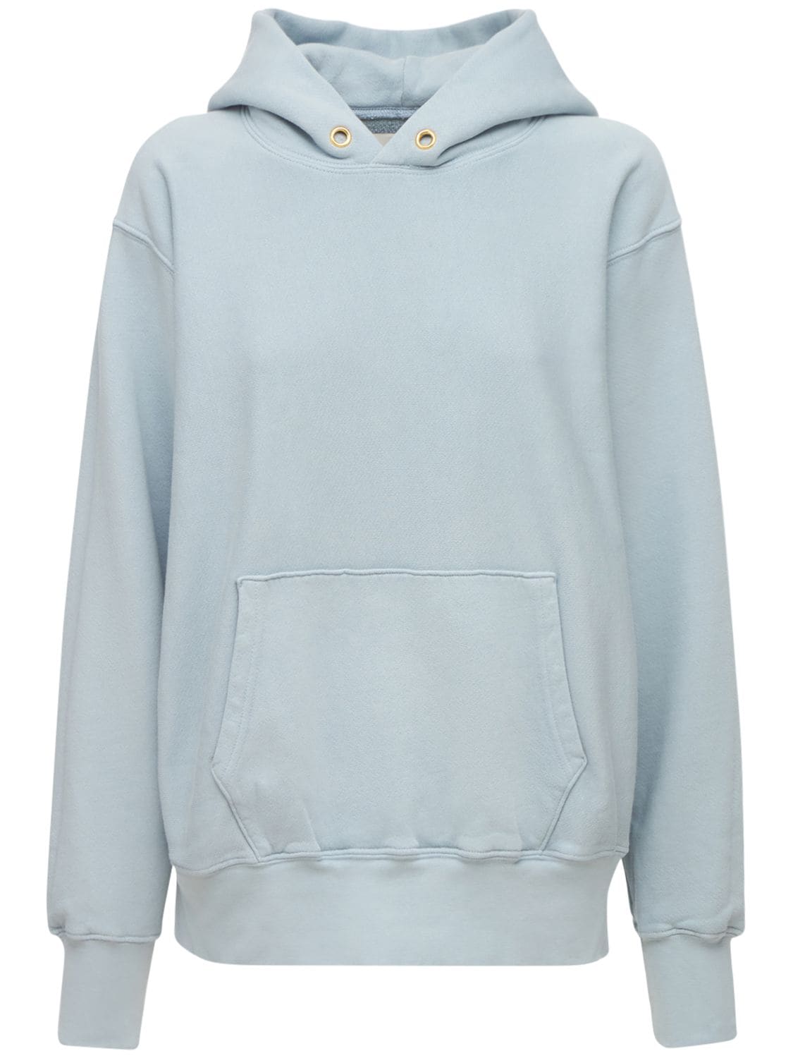 Les Tien Cropped Sweatshirt Hoodie In Blue | ModeSens