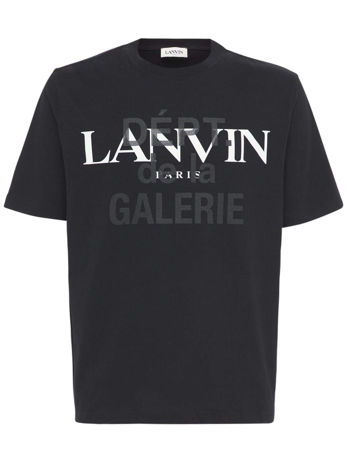 Gallery Dept. X Lanvin Printed T-shirt Black | ModeSens