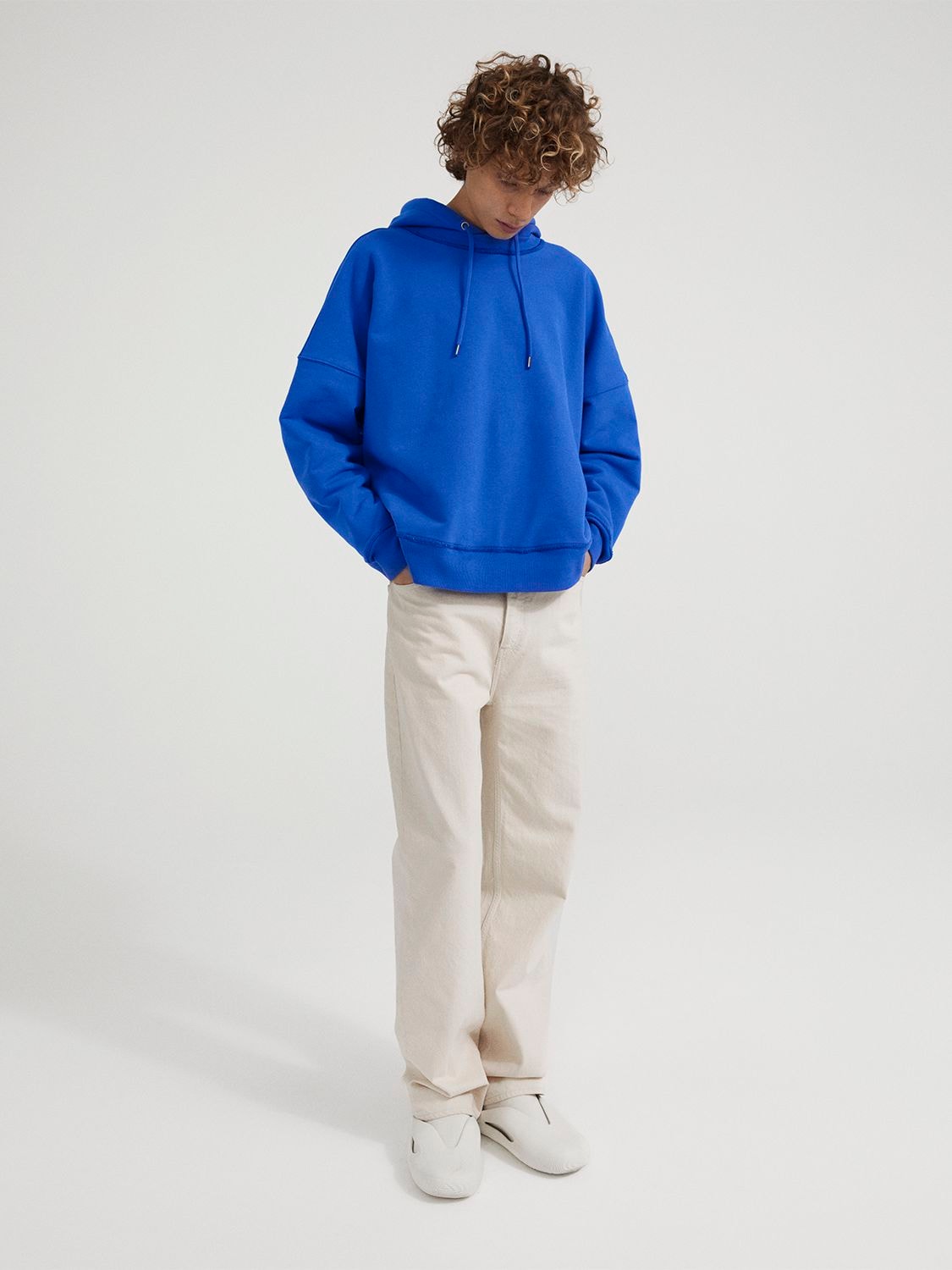 Heron Preston X Calvin Klein Layered Organic Cotton Sweatshirt Hoodie In  Klein Blue | ModeSens