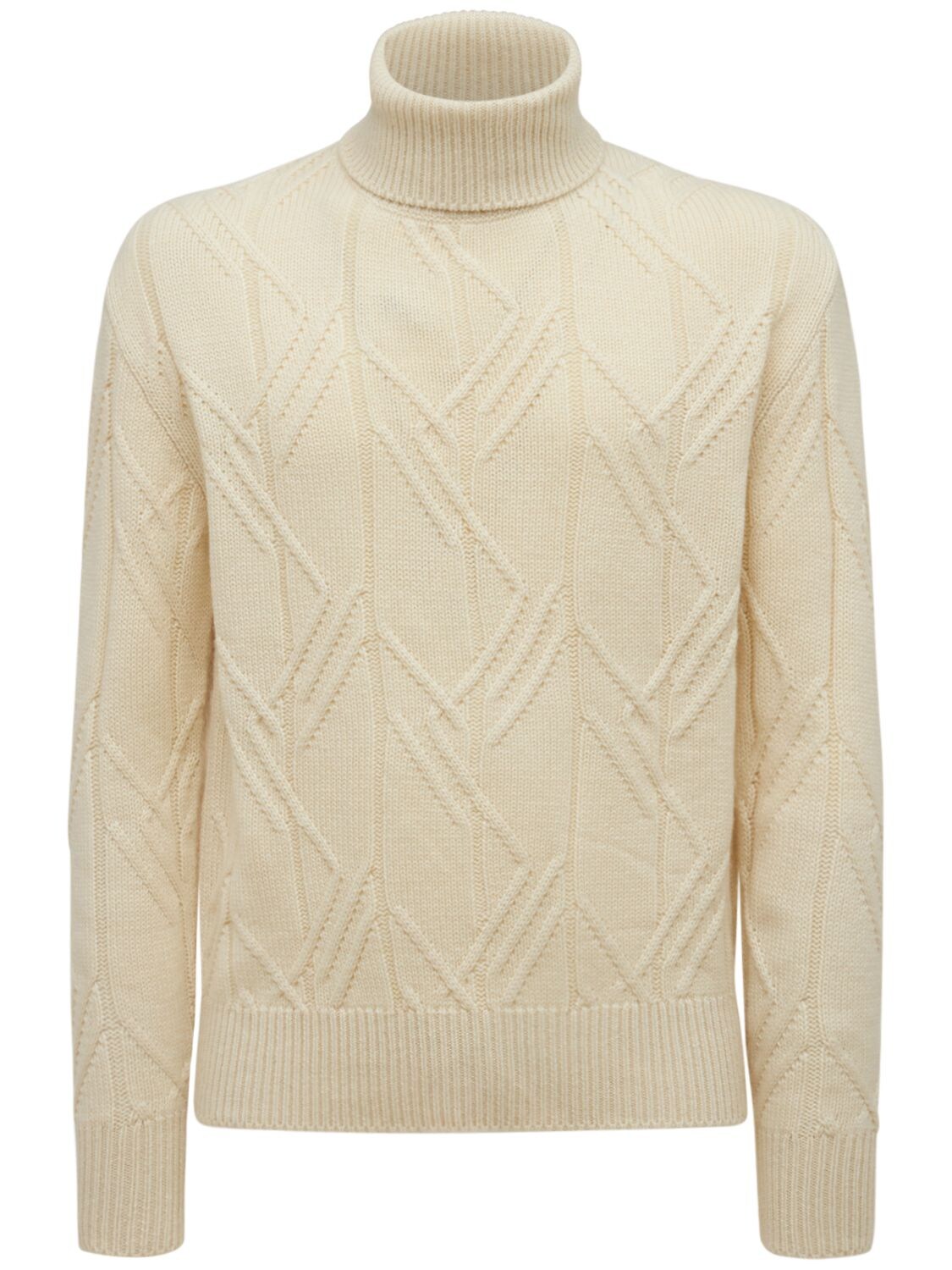 Hawick Cashmere Knit Turtleneck Sweater
