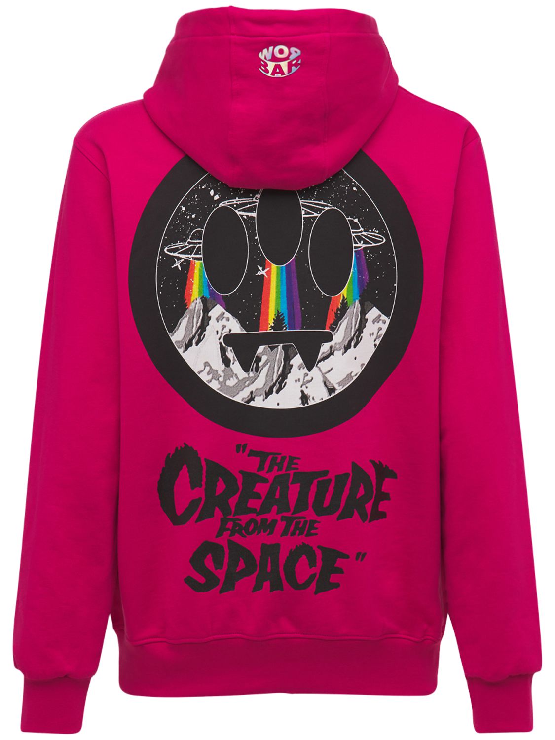 Hoodie Aus Baumwolle Mit Druck