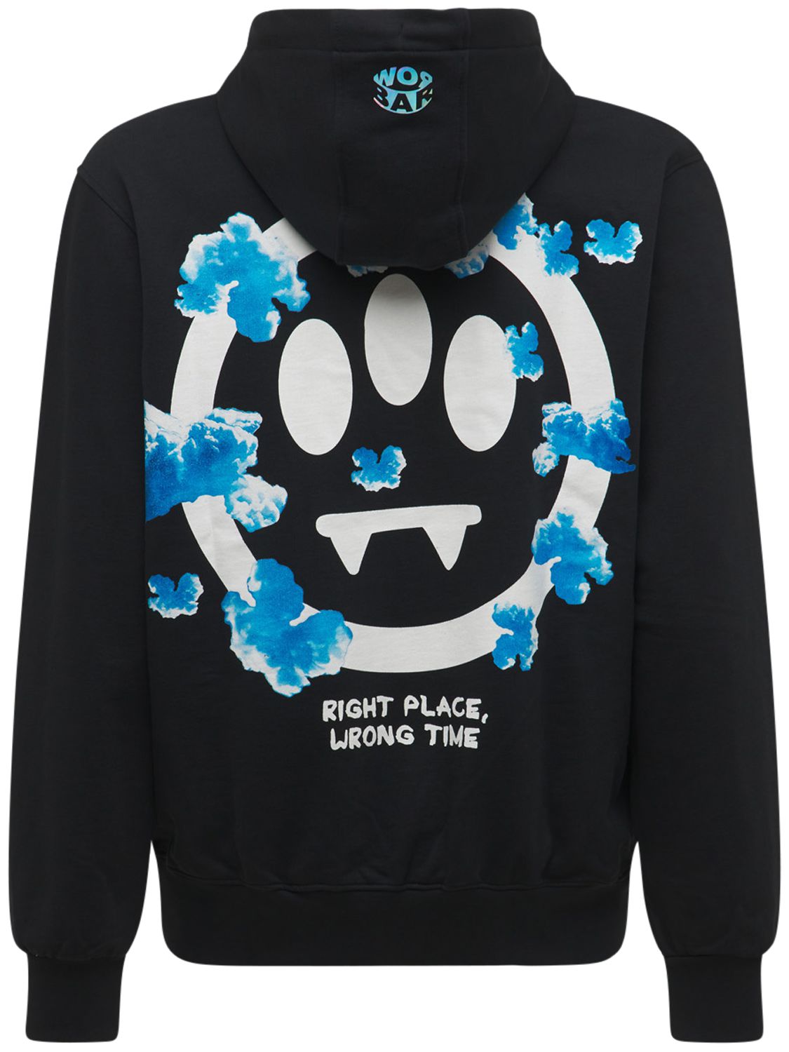 Hoodie Aus Baumwolljersey Mit Cloud-druck