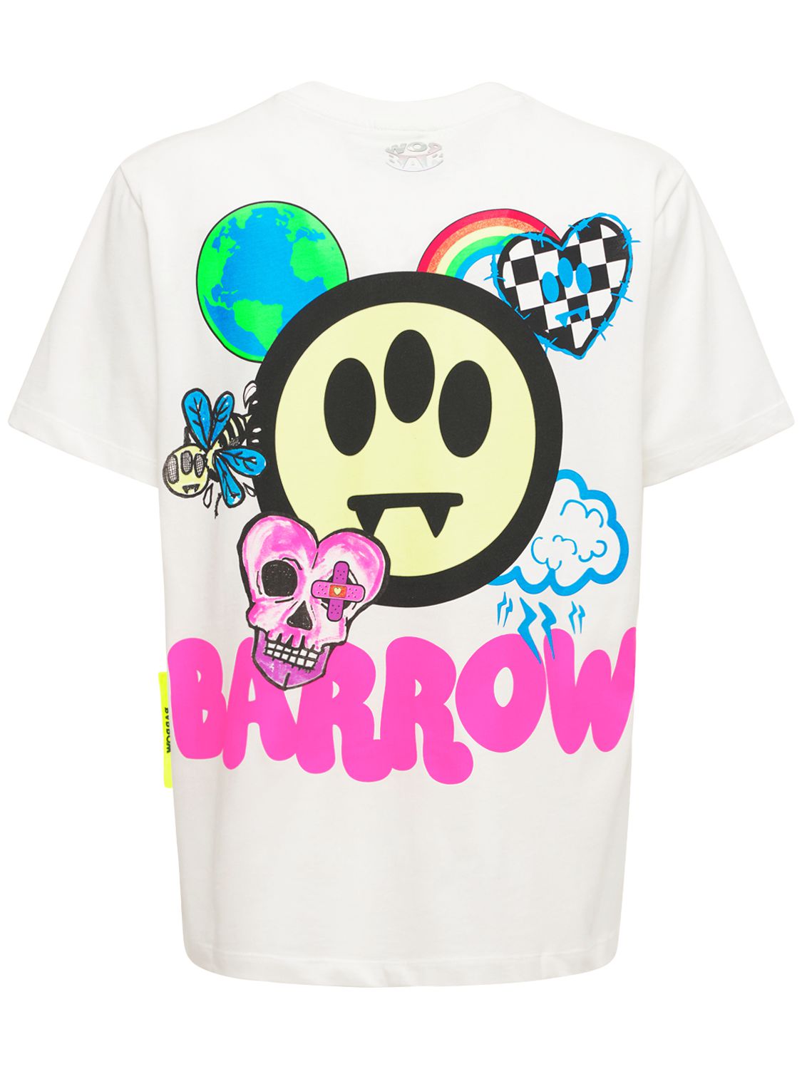 T-shirt Aus Baumwolle Mit Logodruck