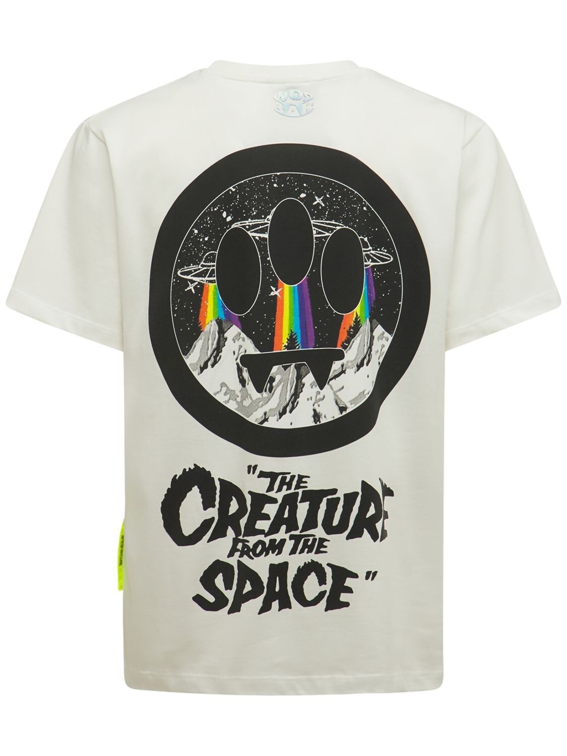Creature Of Space Logo Cotton T-shirt