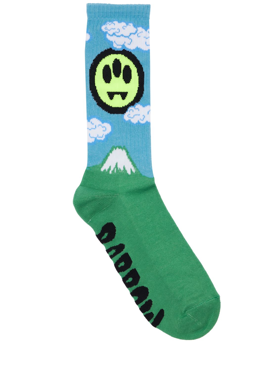 Baumwollsocken Mit Logo "mountain"