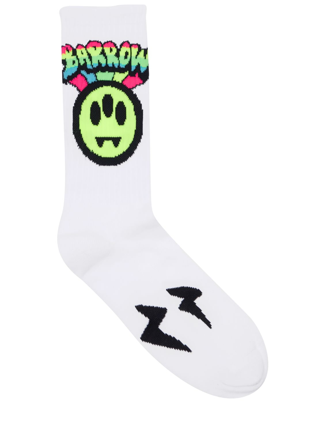 BARROW JACQUARD LOGO SOCKS,74IYBH042-MDAY0