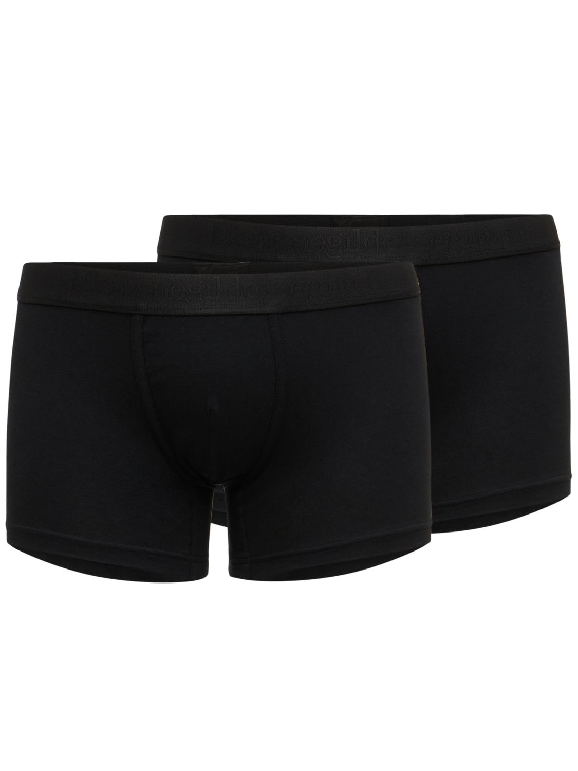 Pack Of 2 Logo Stretch Cotton Boxers
