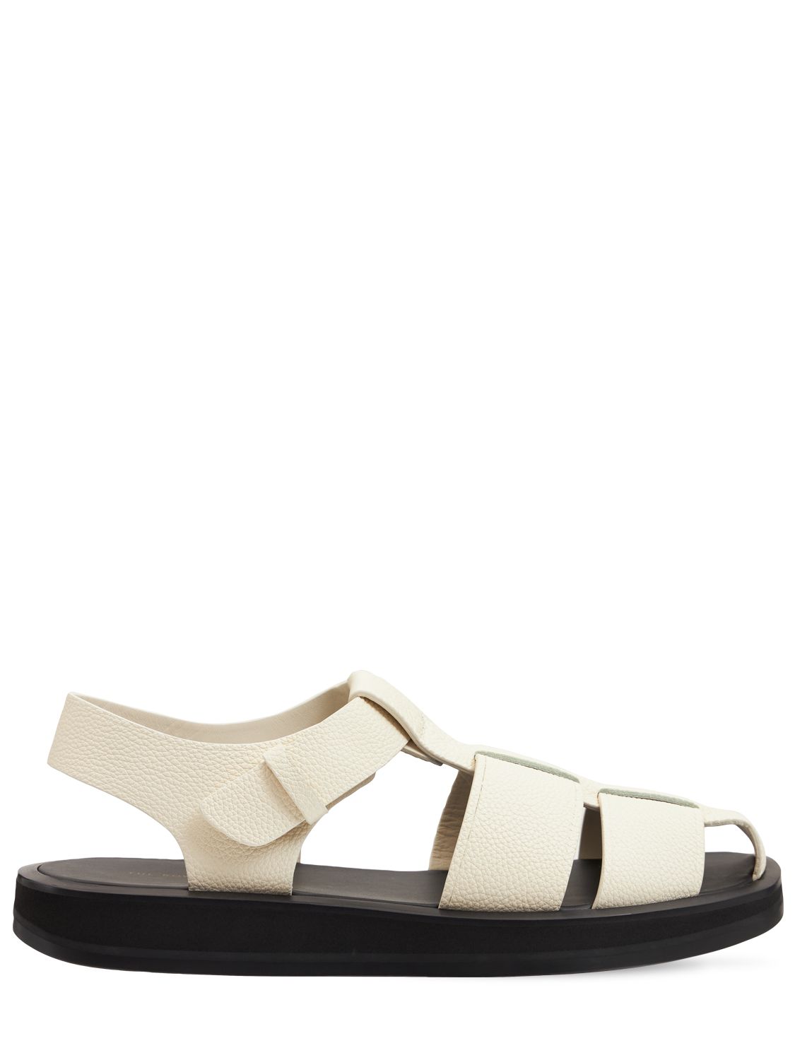 10mm Hohe Sandalen Aus Leder "fisherman“