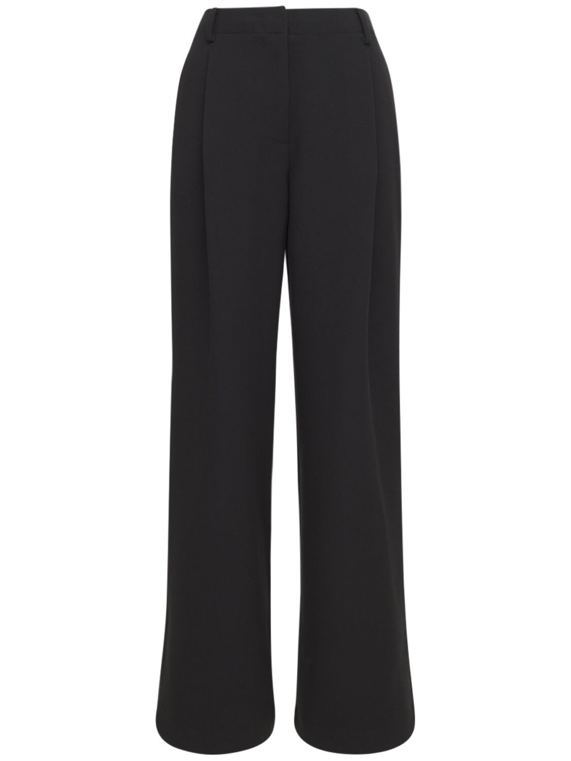 The Garment Riyadh Recycled Wide Pleated Pants In Black | ModeSens