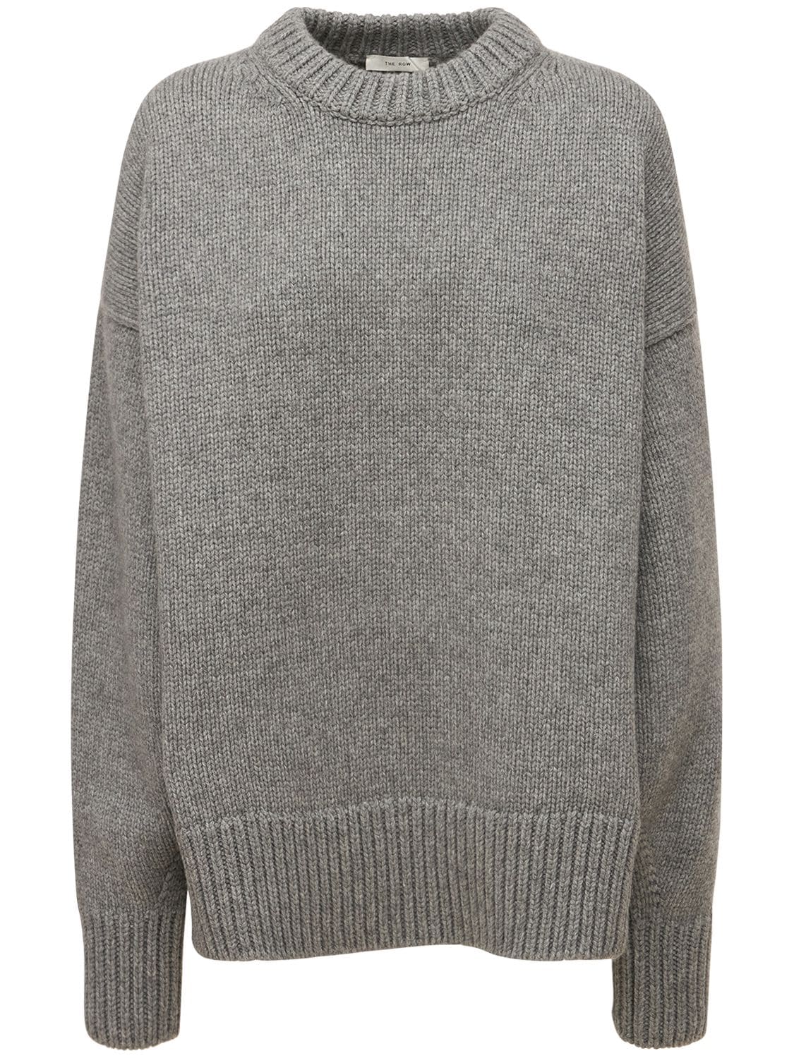 Shop The Row Ophelia Wool & Cashmere Knit Sweater In Grey