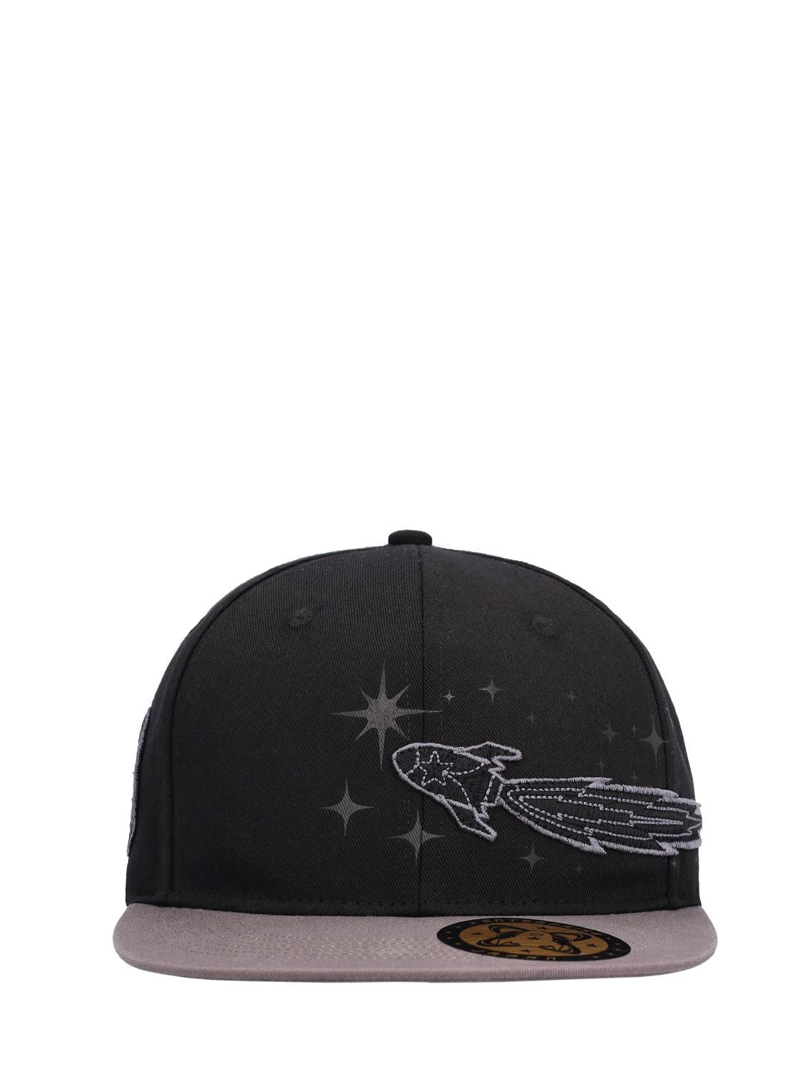 Enterprise Japan Logo Embroidered Canvas Baseball Hat In Black