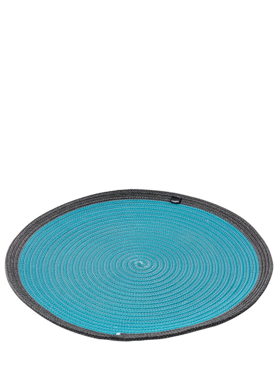 Cassina Mboro Placemat In Blue And Light Blue