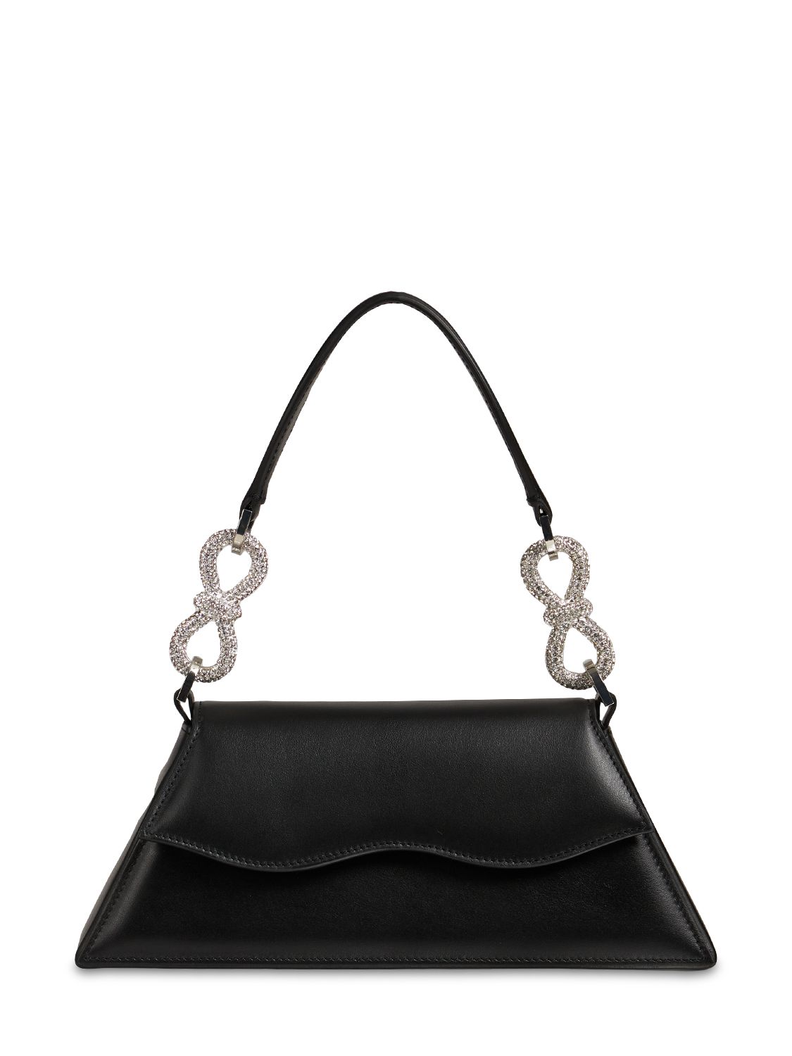 Handtasche Aus Nappaleder Mit Glitzer