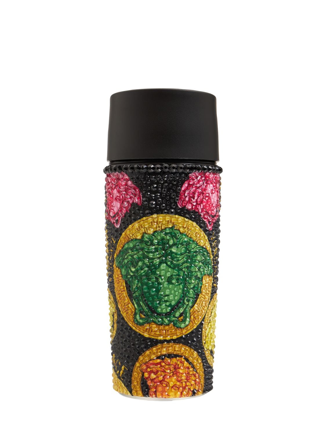 Versace Medusa Amplified Travel Mug In Nero-multicolor