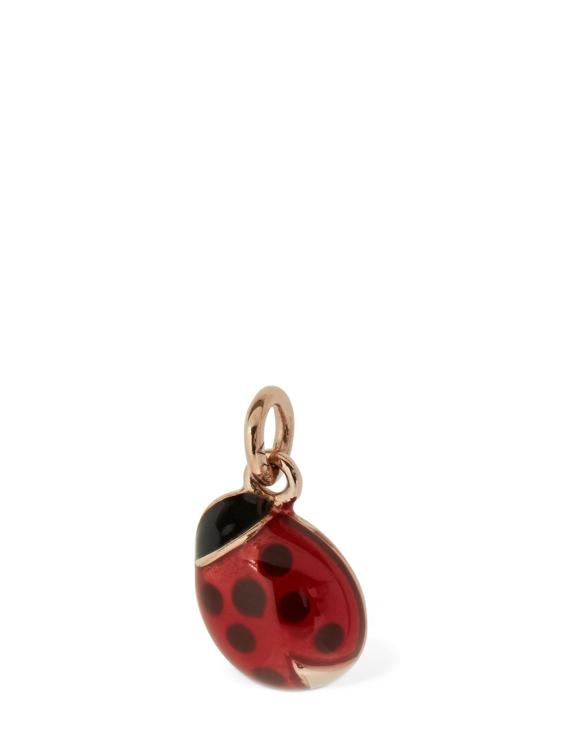 9kt Gold-anhänger Mit Emaille „coccinella“