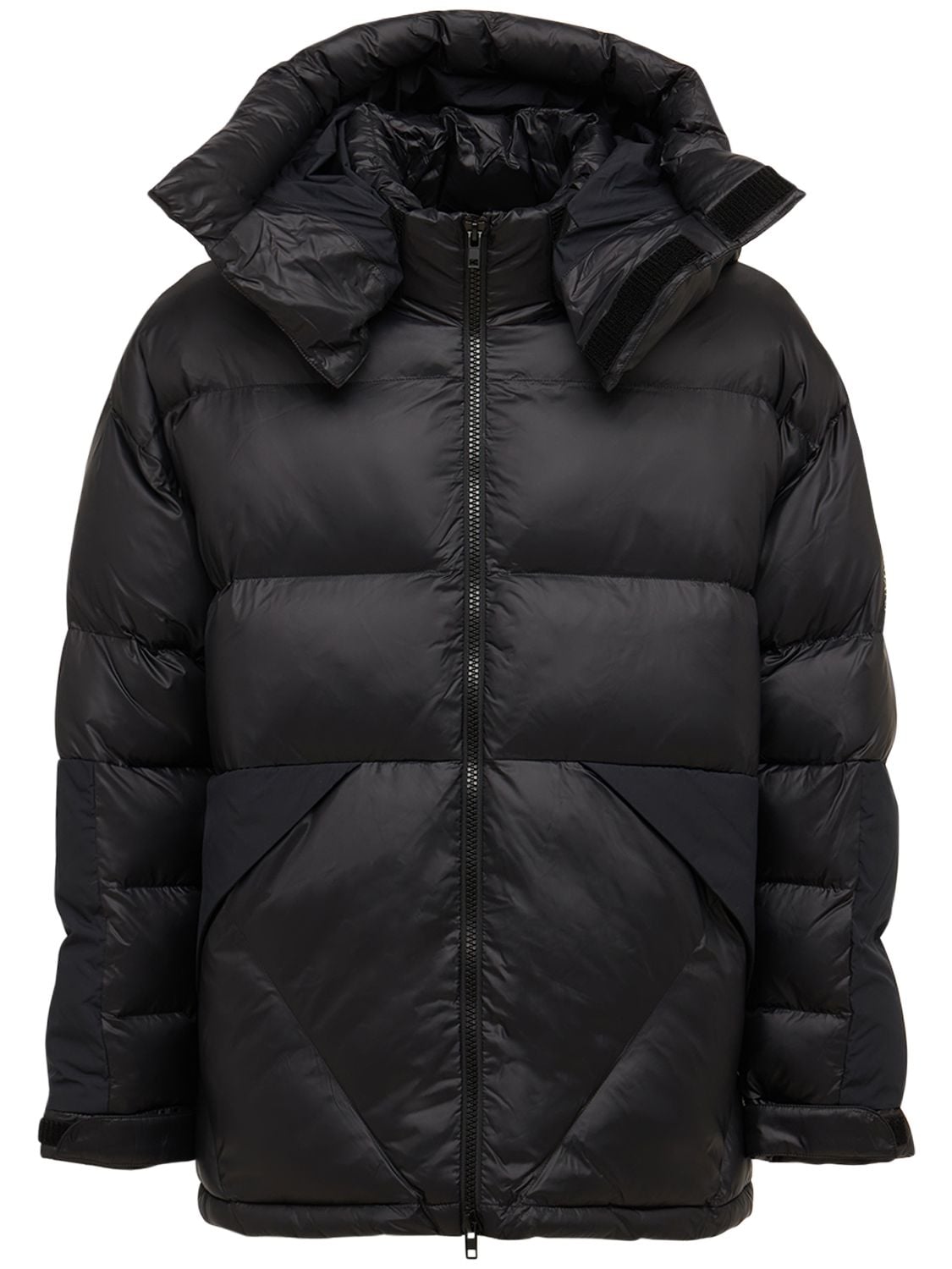Ea7 Mountain Recycled Puffer Jacket In Чёрный