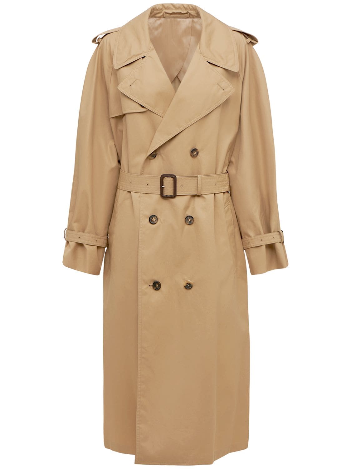 Wardrobe.nyc Compact Cotton Drill Trench Coat In Бежевый
