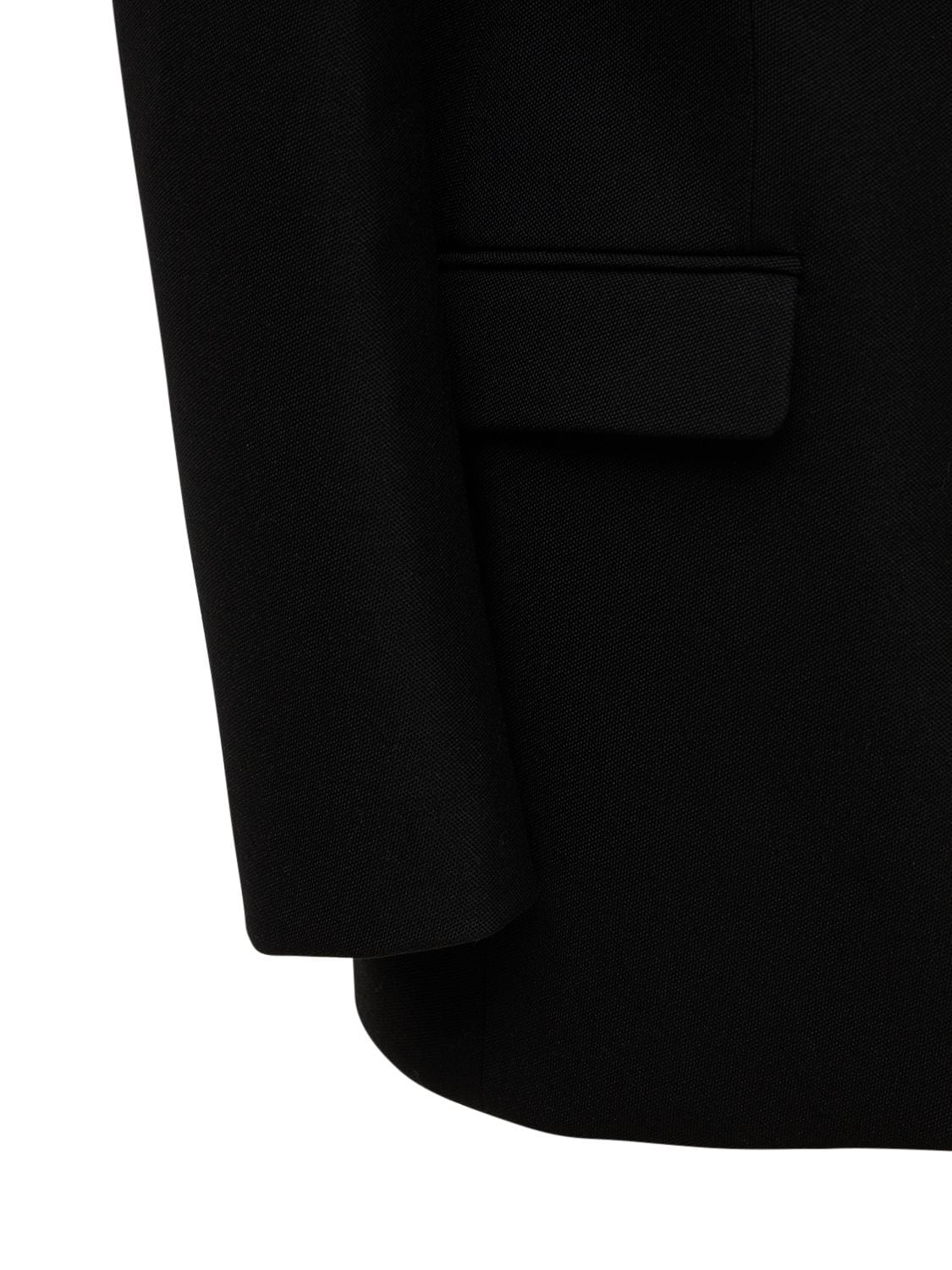 Shop Wardrobe.nyc Contour Wool Blazer In Black