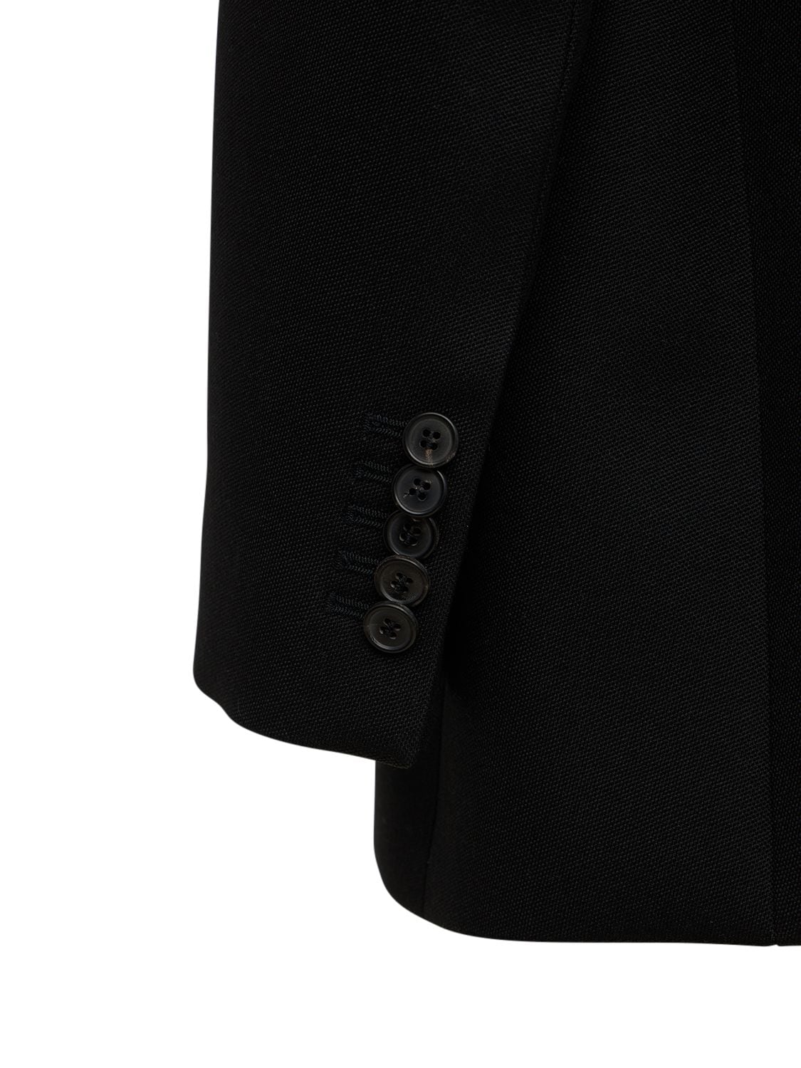 Shop Wardrobe.nyc Contour Wool Blazer In Black