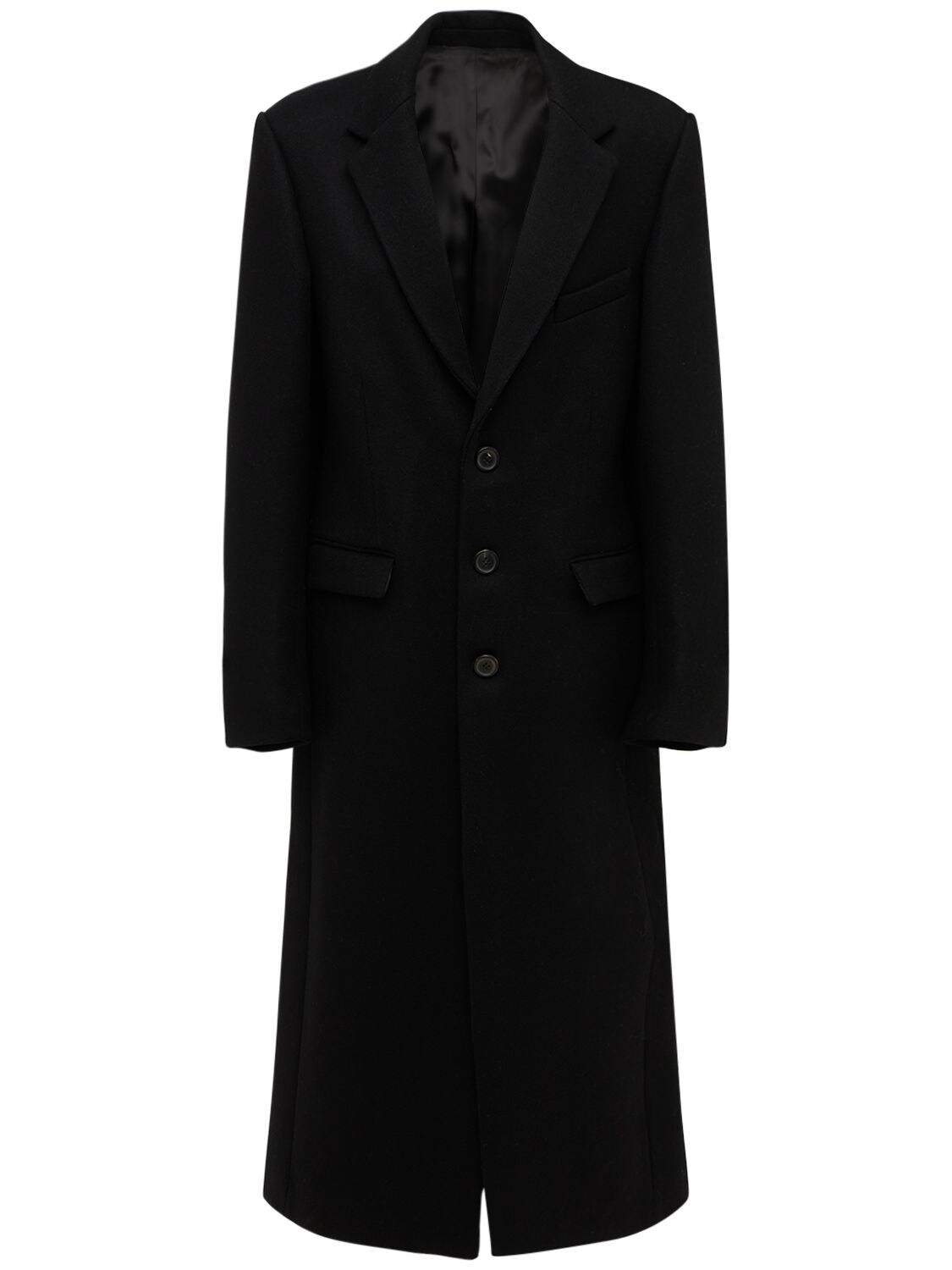 Wardrobe.nyc Black Single-breasted Coat In Чёрный