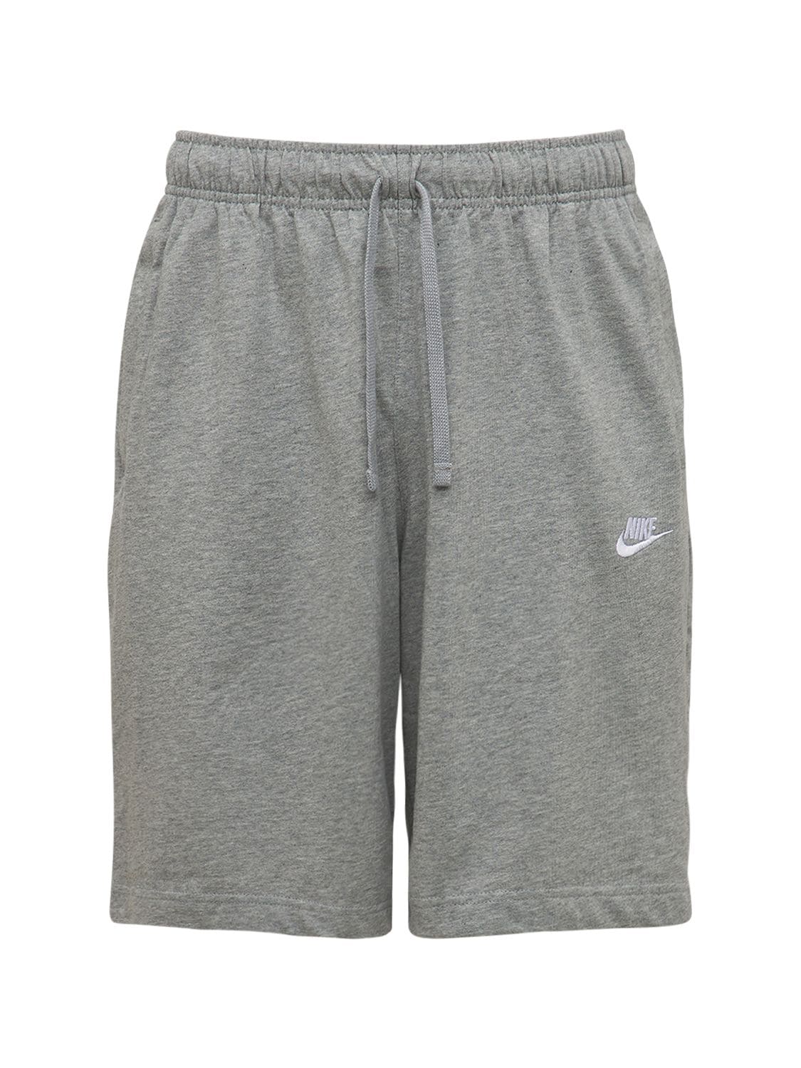 Nike Nsw Club Cotton Fleece Sweat Shorts In Grey