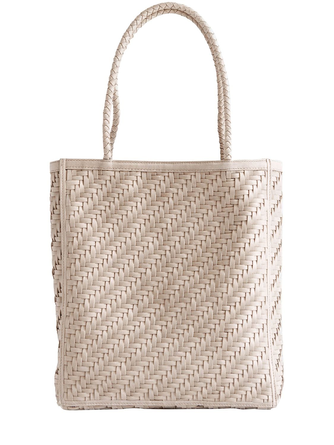 Shop Bembien Le Tote Leather Bag In Cream