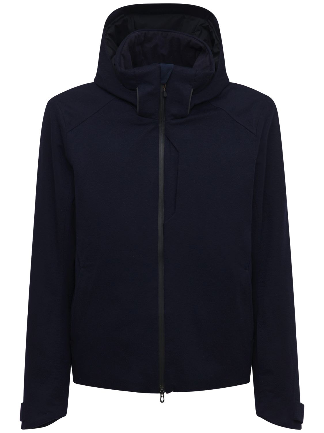 Sease - Cashmere hooded down jacket - | Luisaviaroma