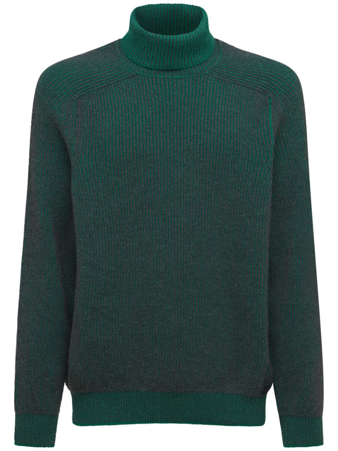 Sease - Reversible cashmere roll neck sweater - | Luisaviaroma