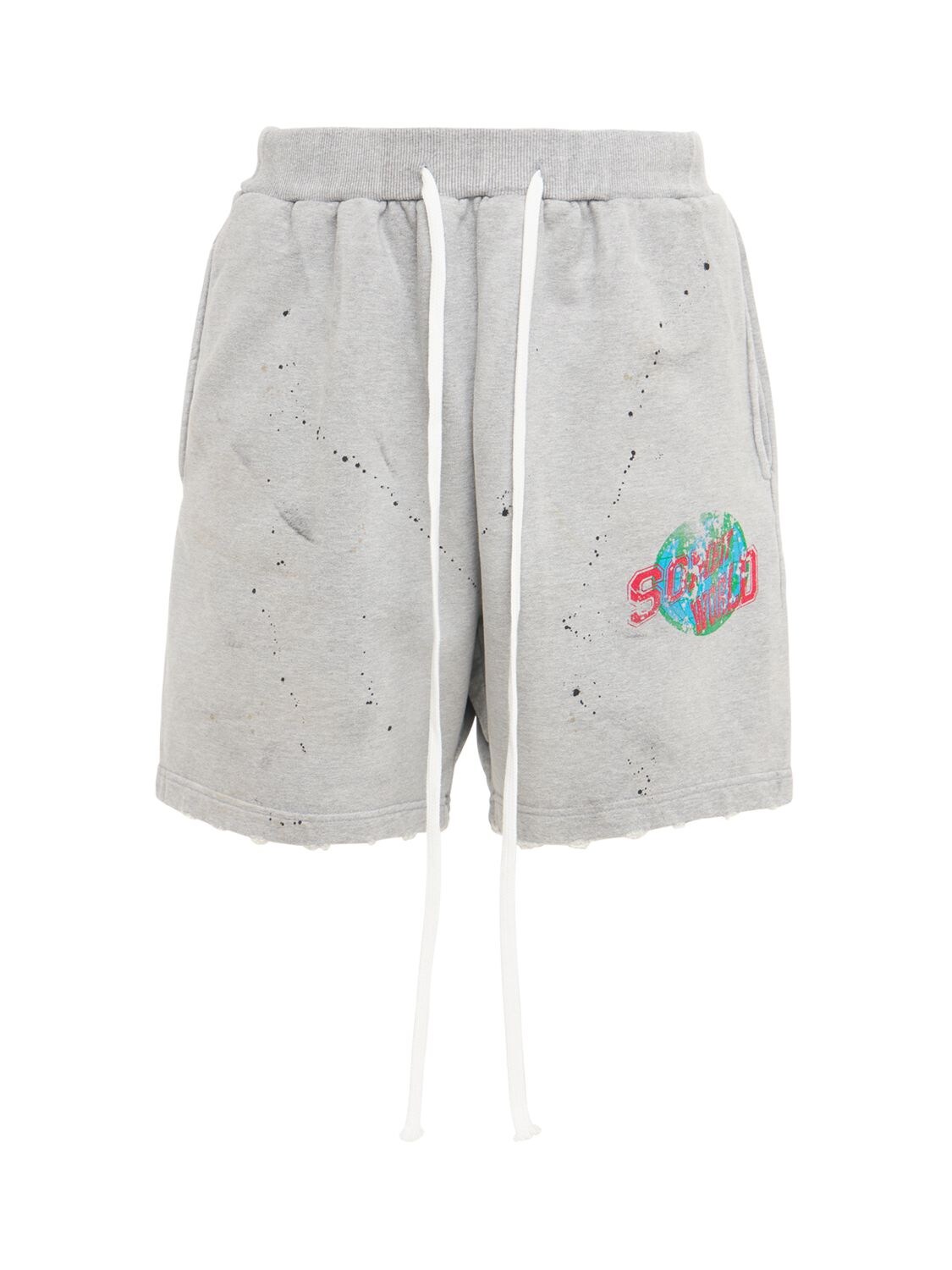 Someit S.w. Vintage Cotton Shorts In Grey,multi