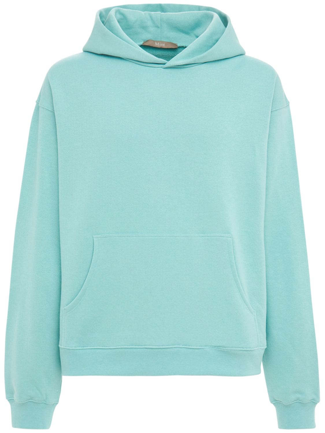 Mint Cotton Jersey Hoodie In