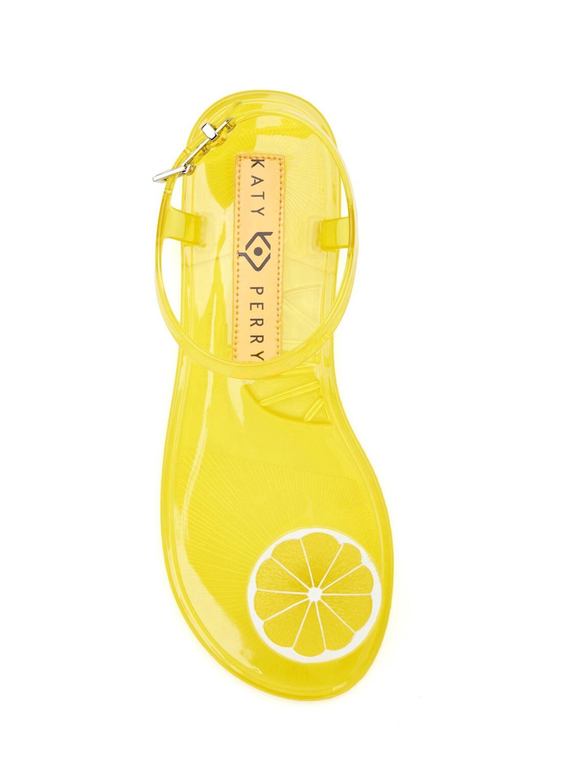 Katy Perry 10mm The Geli Pvc Thong Sandals In Lemon | ModeSens