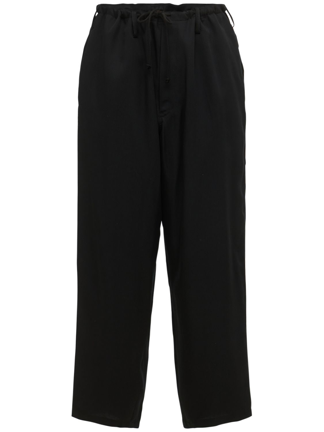Yohji Yamamoto Cellulose Wide Pants In Black | ModeSens
