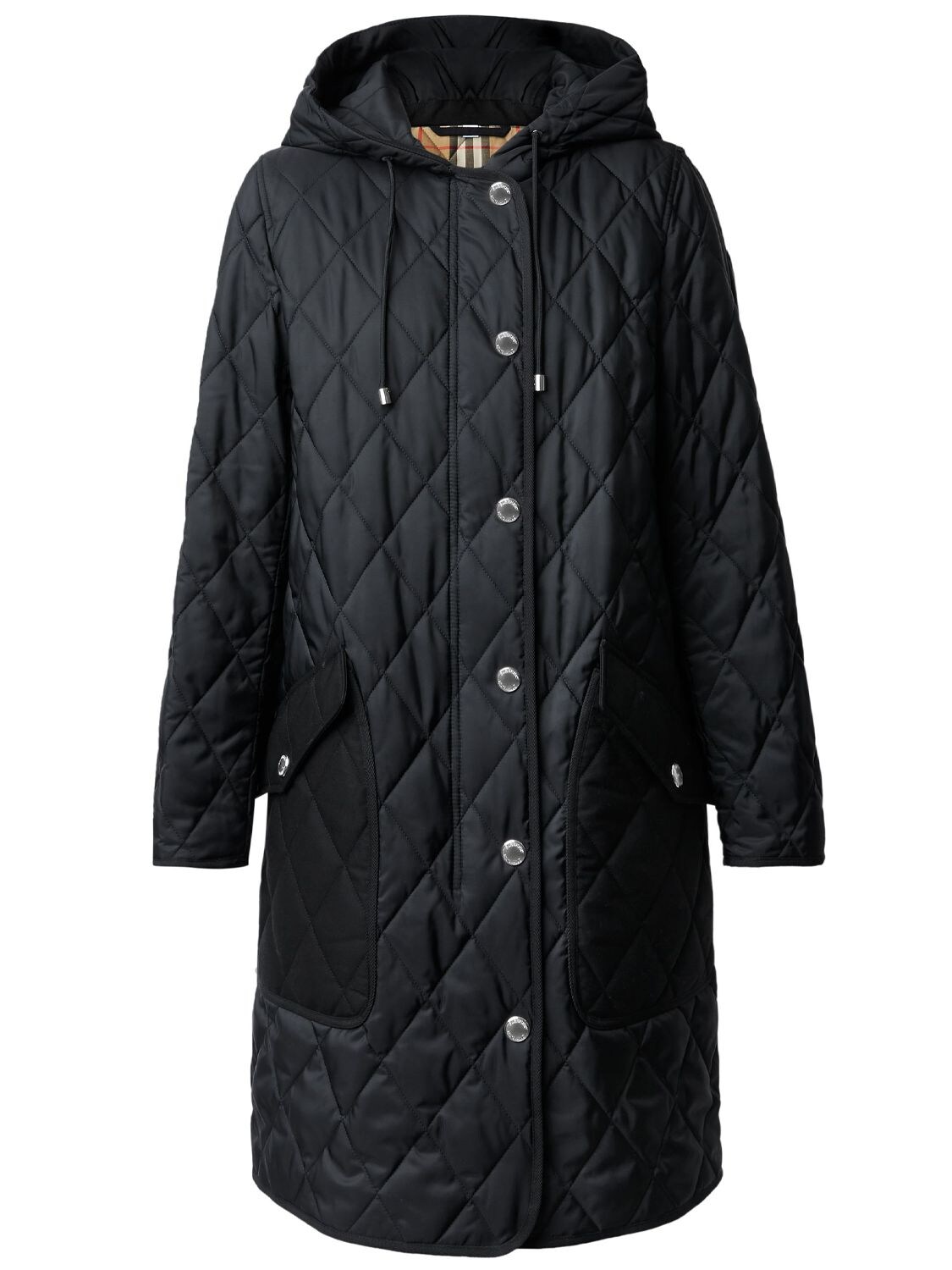 mens barbour ouston hooded quilted jacket