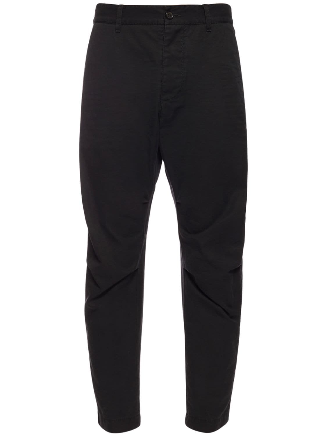 Dsquared2 Sexy Cargo Cotton Twill Pants In Black