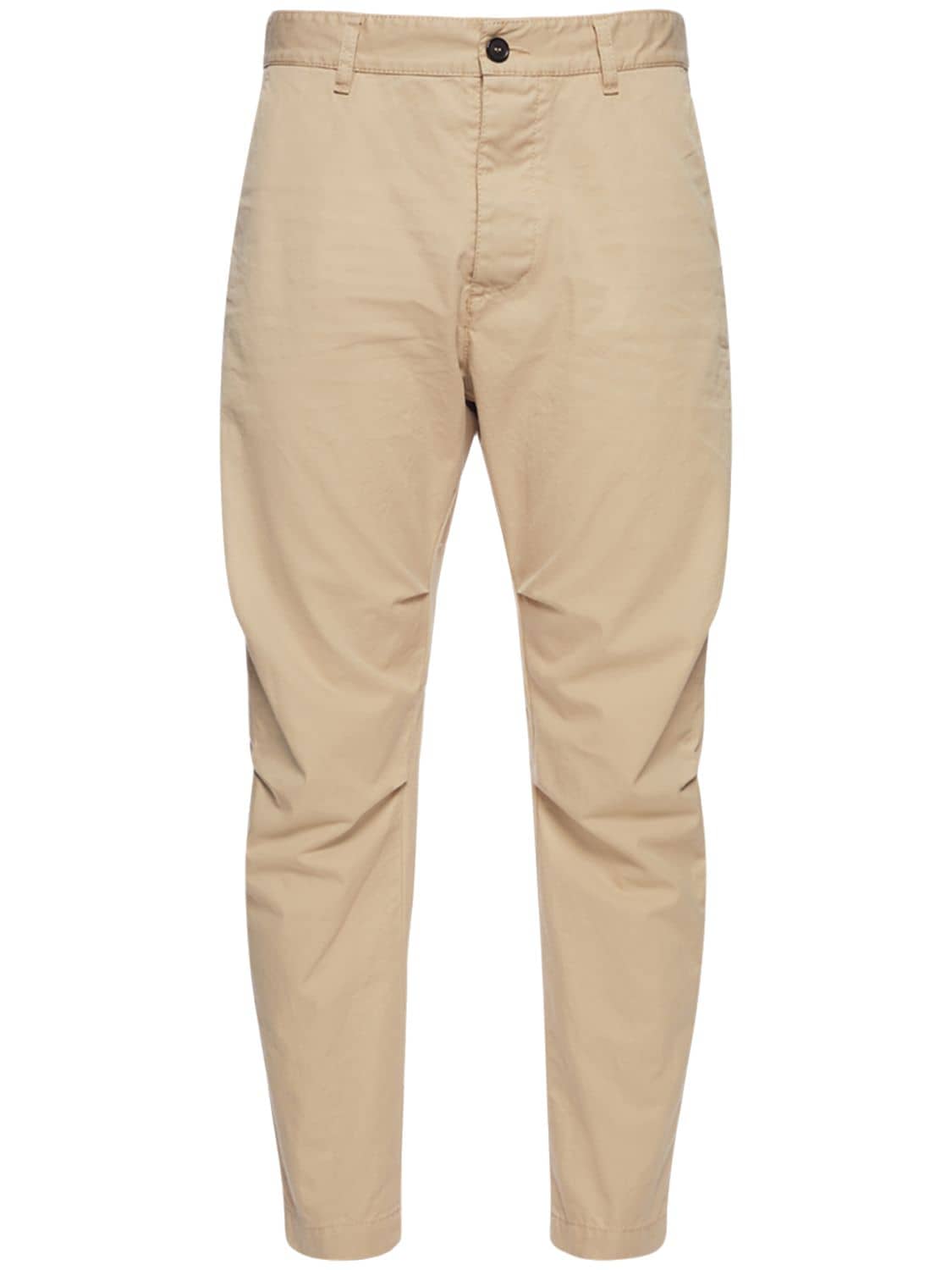 DSQUARED2 SEXY CARGO COTTON TWILL PANTS