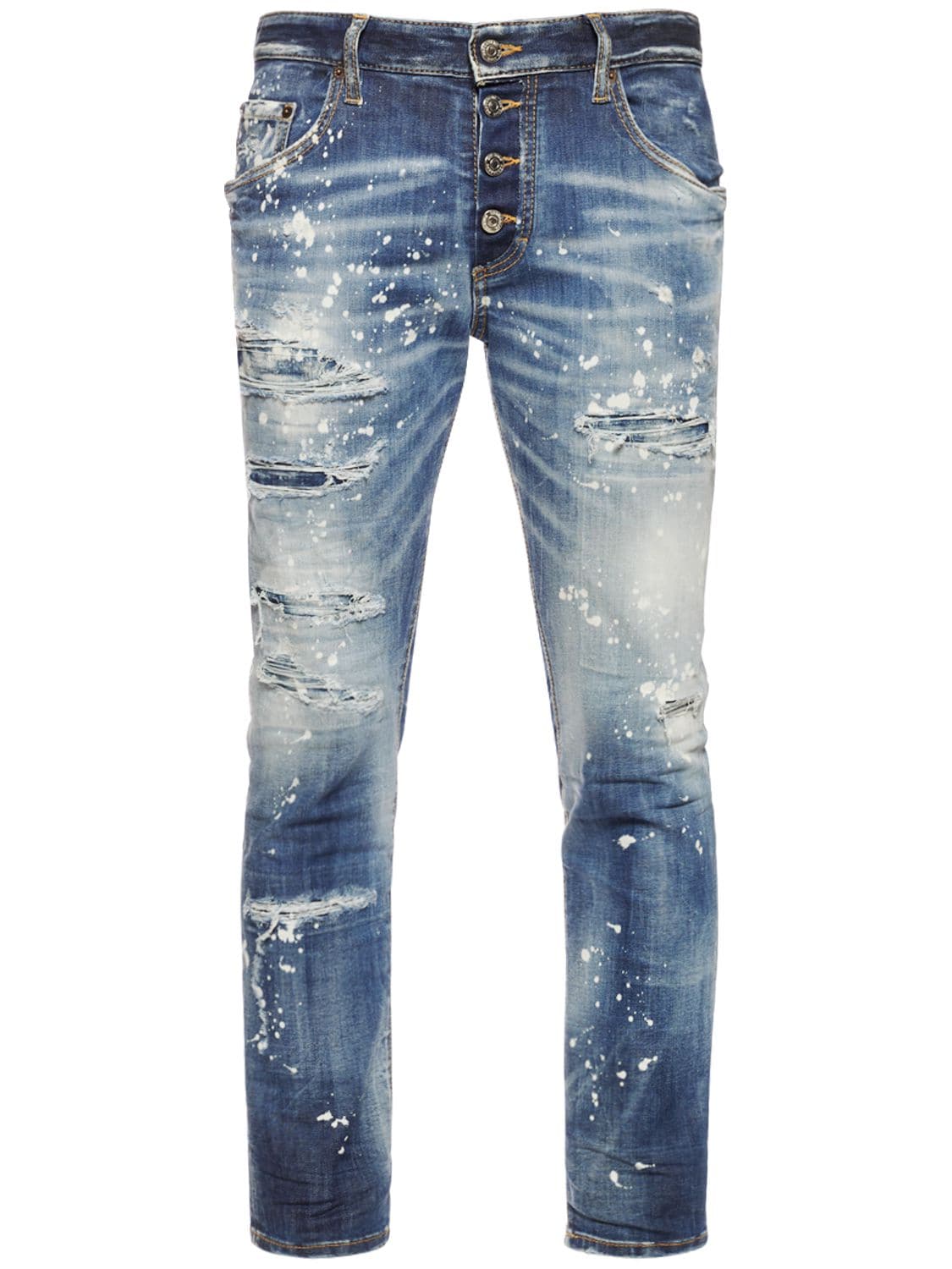 16cm Skater Cotton Denim Jeans